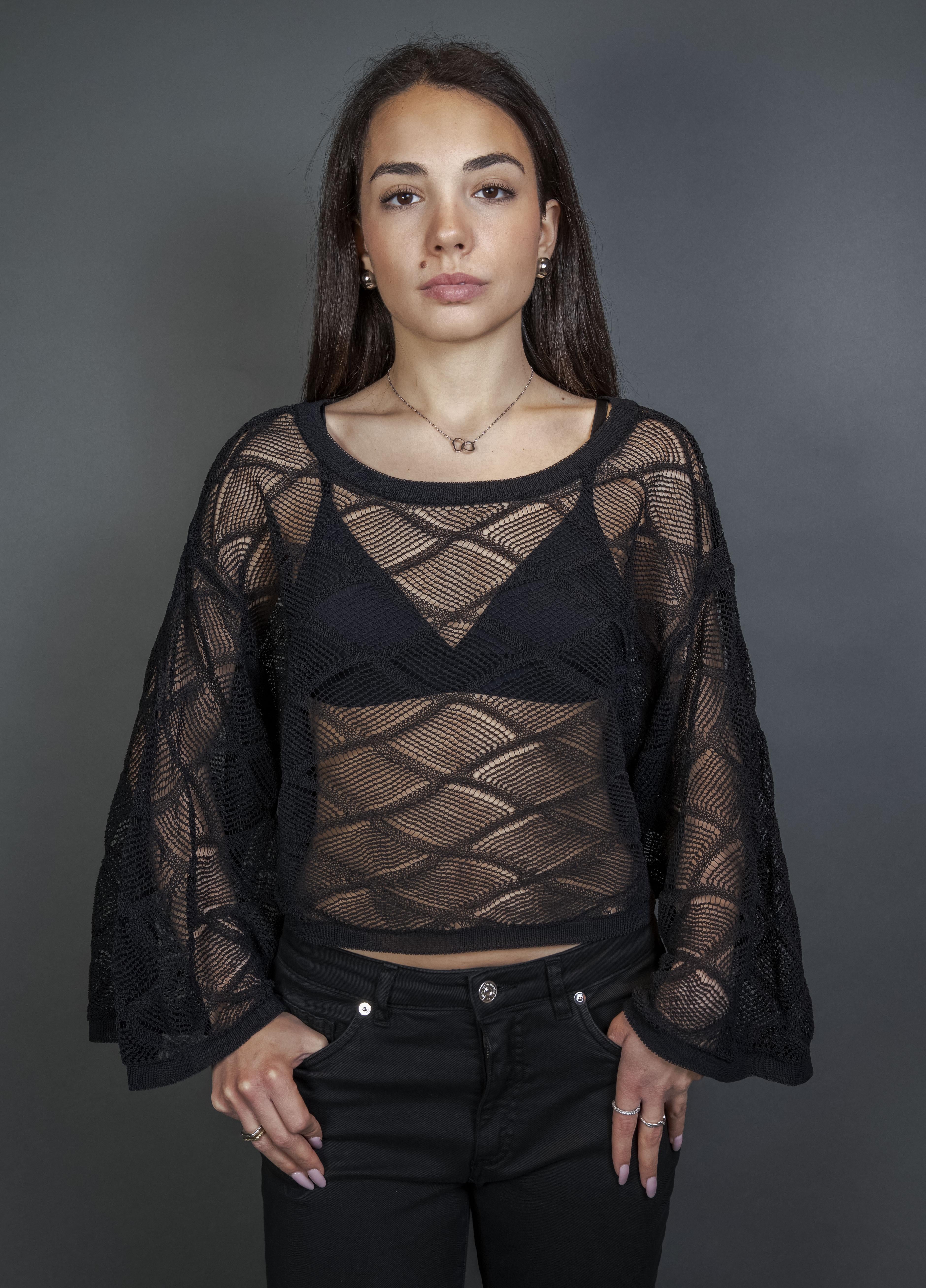 Maglia Daniele Fiesoli Donna 7177 33 nera 7177 13 PARICOLLO DANIELE FIESOLI 