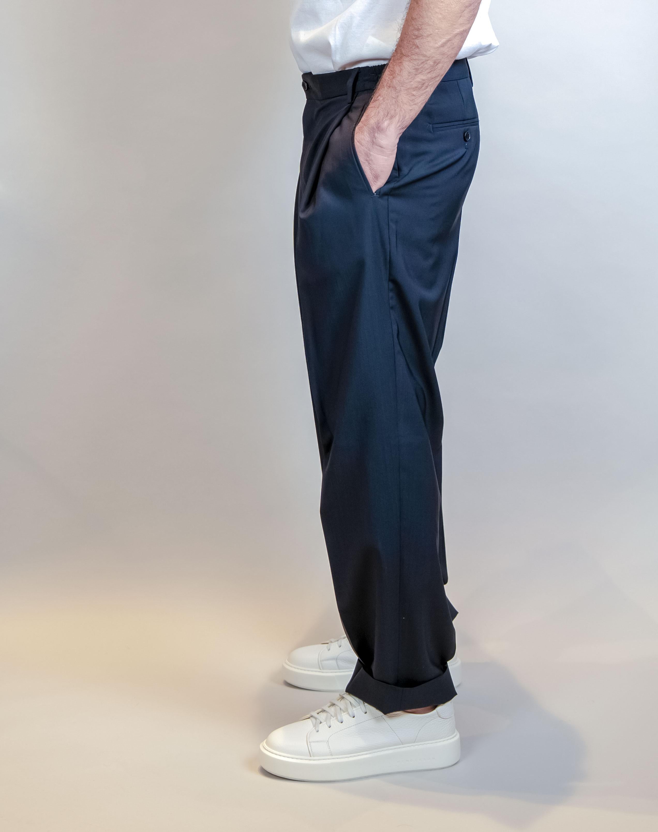 Pantalone BRIGLIA uomo MANHATTANS 30082 Blu MANHATTANS 30082 011 BRIGLIA 