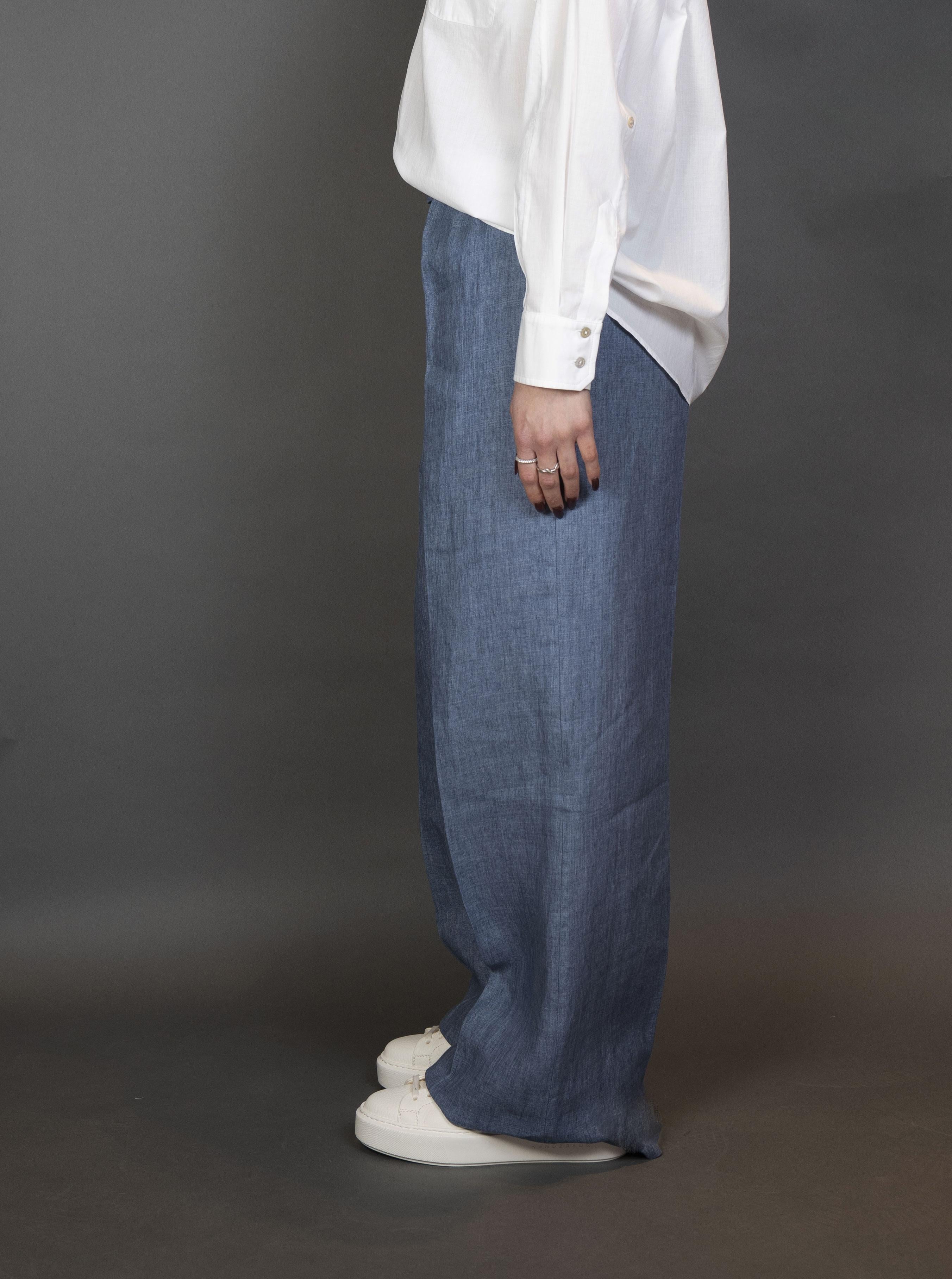 Pantalone Briglia donna Iris baltico IRISW 061 CULISSE BRIGLIA 
