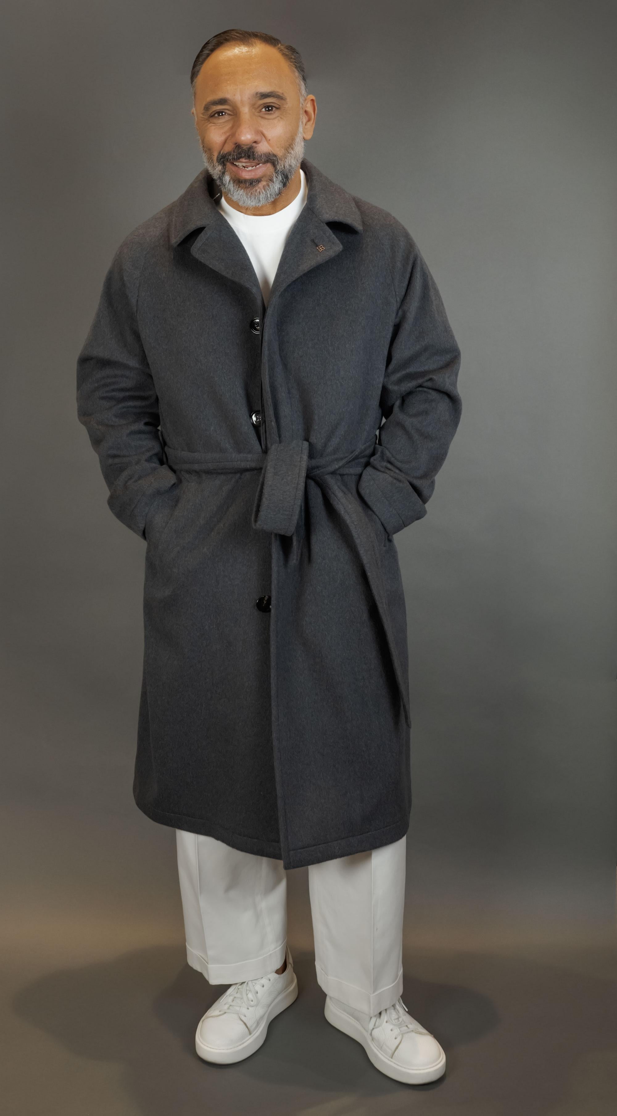 Cappotto TAGLIATORE uomo SALOMONS Antracite SALOMONS G5053 542 ANTRACITE TAGLIATORE 