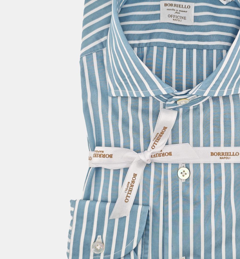 Camicia BORRIELLO uomo 22021 Verde 22021 4 BORRIELLO 