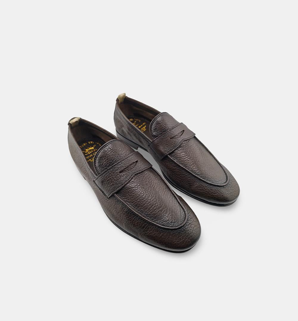 Mocassini OFFICINE CREATIVE uomo OLIVER010 Ebano<BR/> OLIVER/010 DEER OFFICINE CREATIVE 