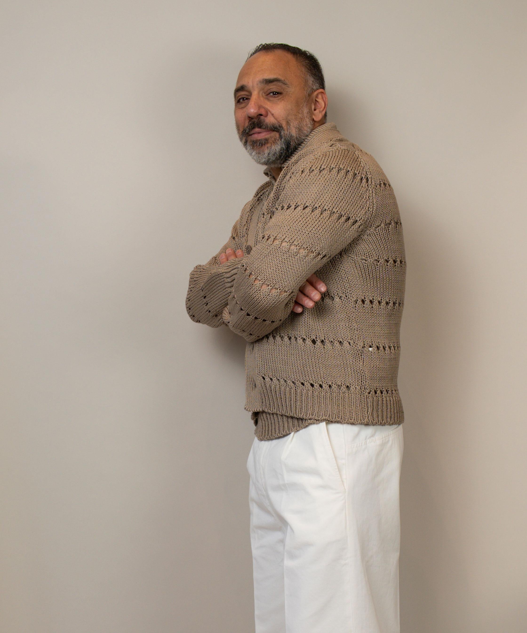 Cardigan Daniele Fiesoli uomo 4070 marrone CARDIGAN 4070 38 DANIELE FIESOLI 