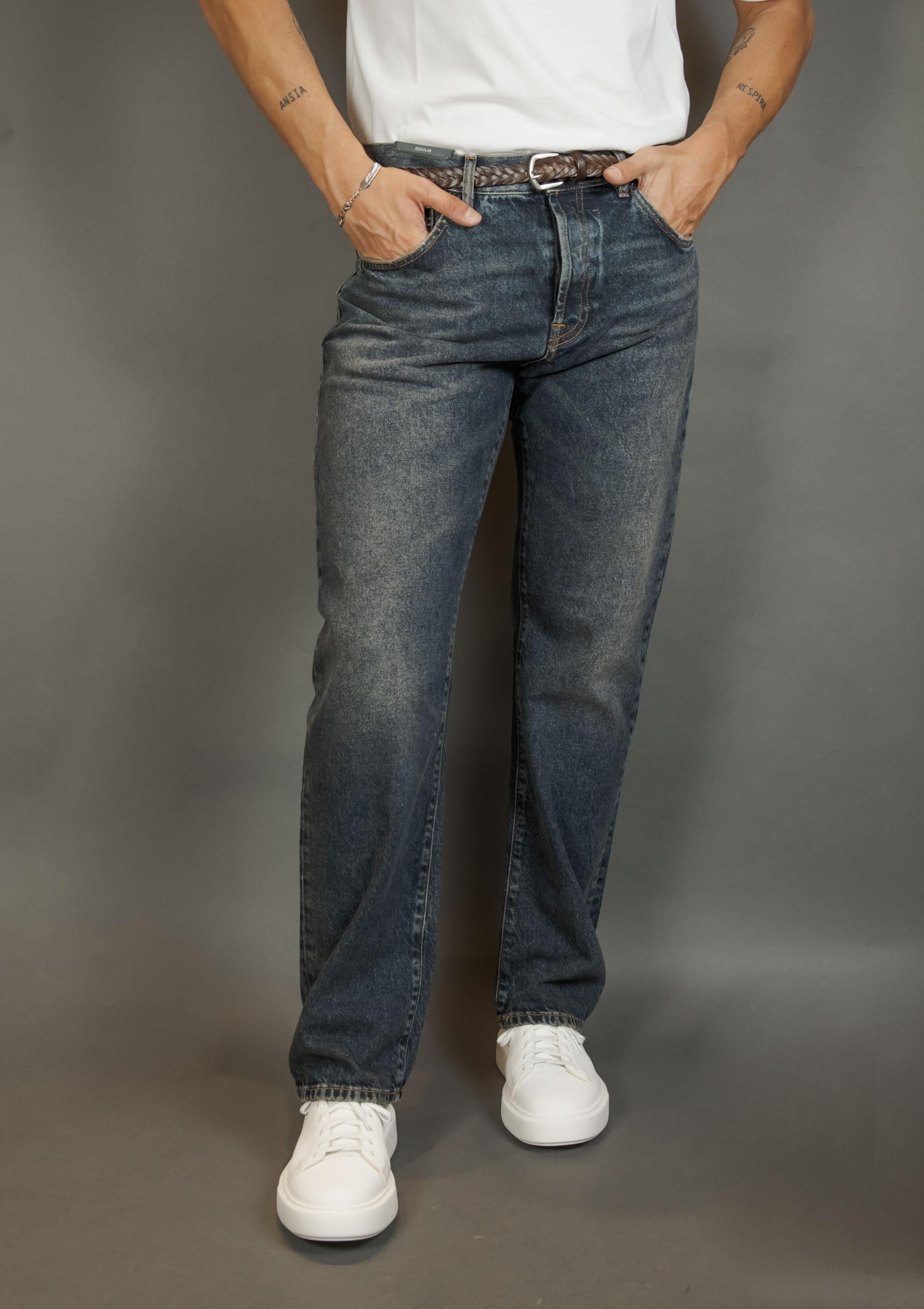 Jeans PT TORINO uomo QPL5B0 AW0210 Blu QPL5B0 AW0210 MN32 DENIM PT TORINO 