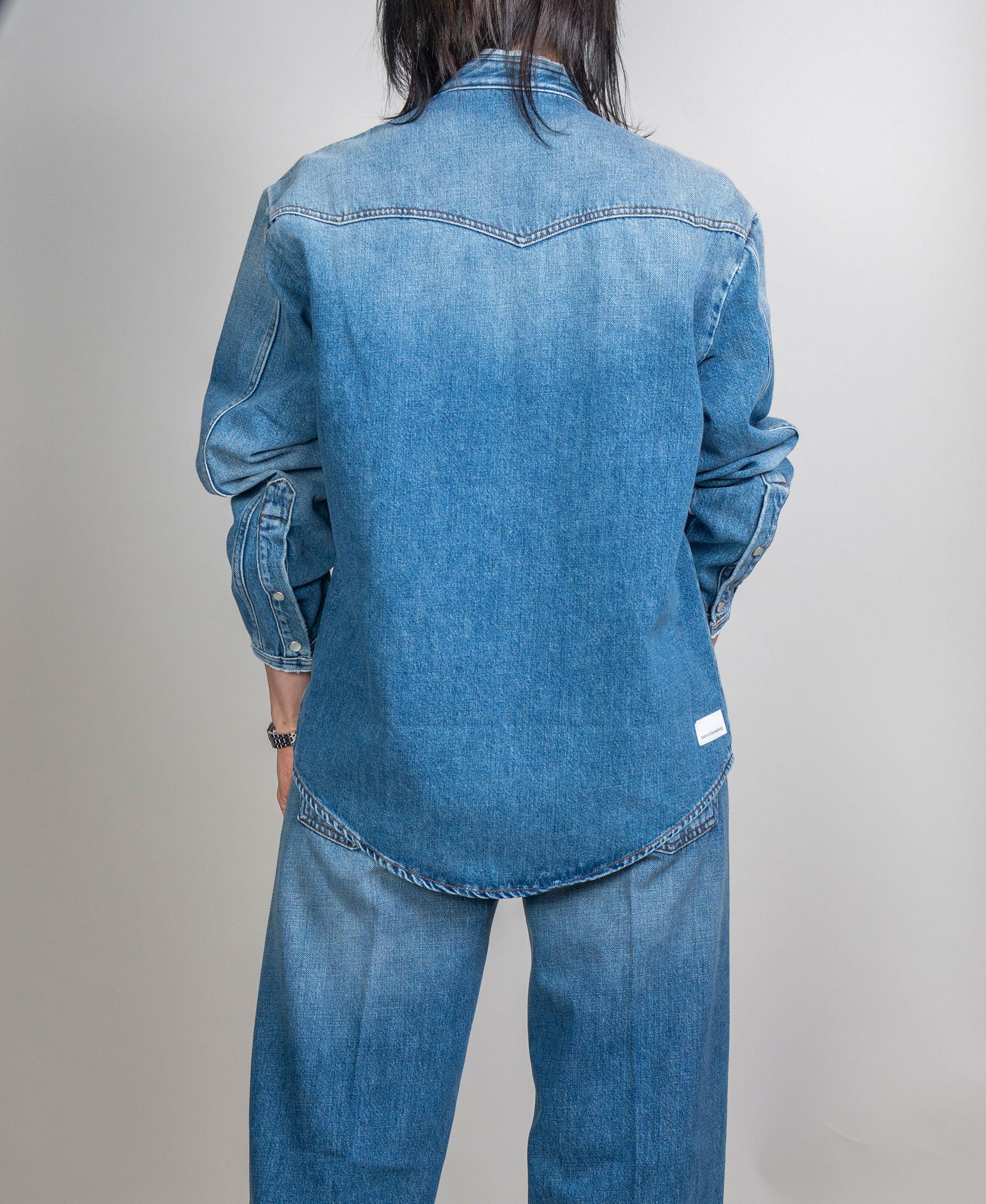Camicia Nine in the Morning donna Ketty blu KETTY PATCH NINE INTHE MORNING 