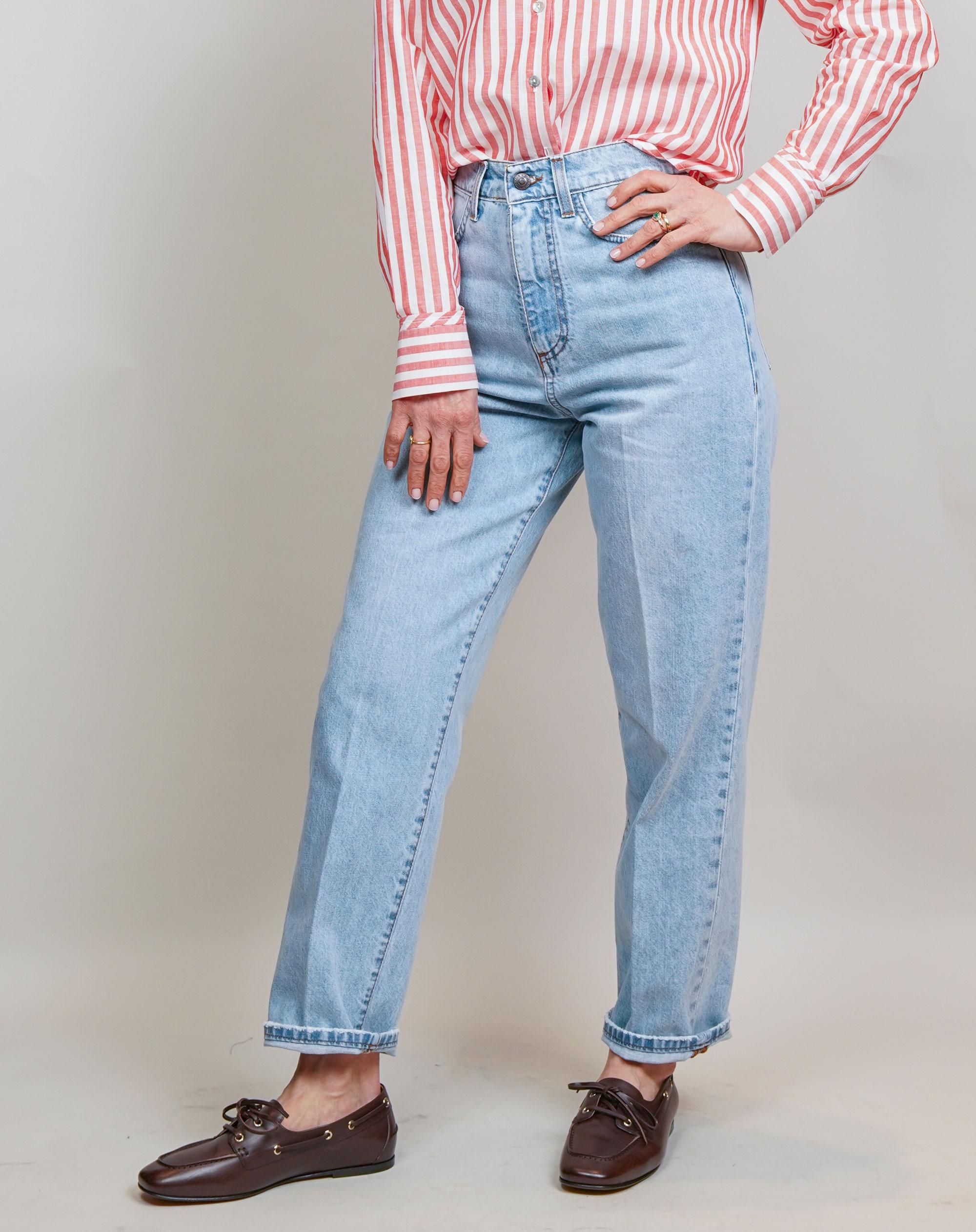 Jeans Bonheur donna Shangai blu chiaro SHANGAI 160 BONHEUR 