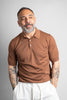 Polo FEDELI uomo POLO 5910 Tabacco
