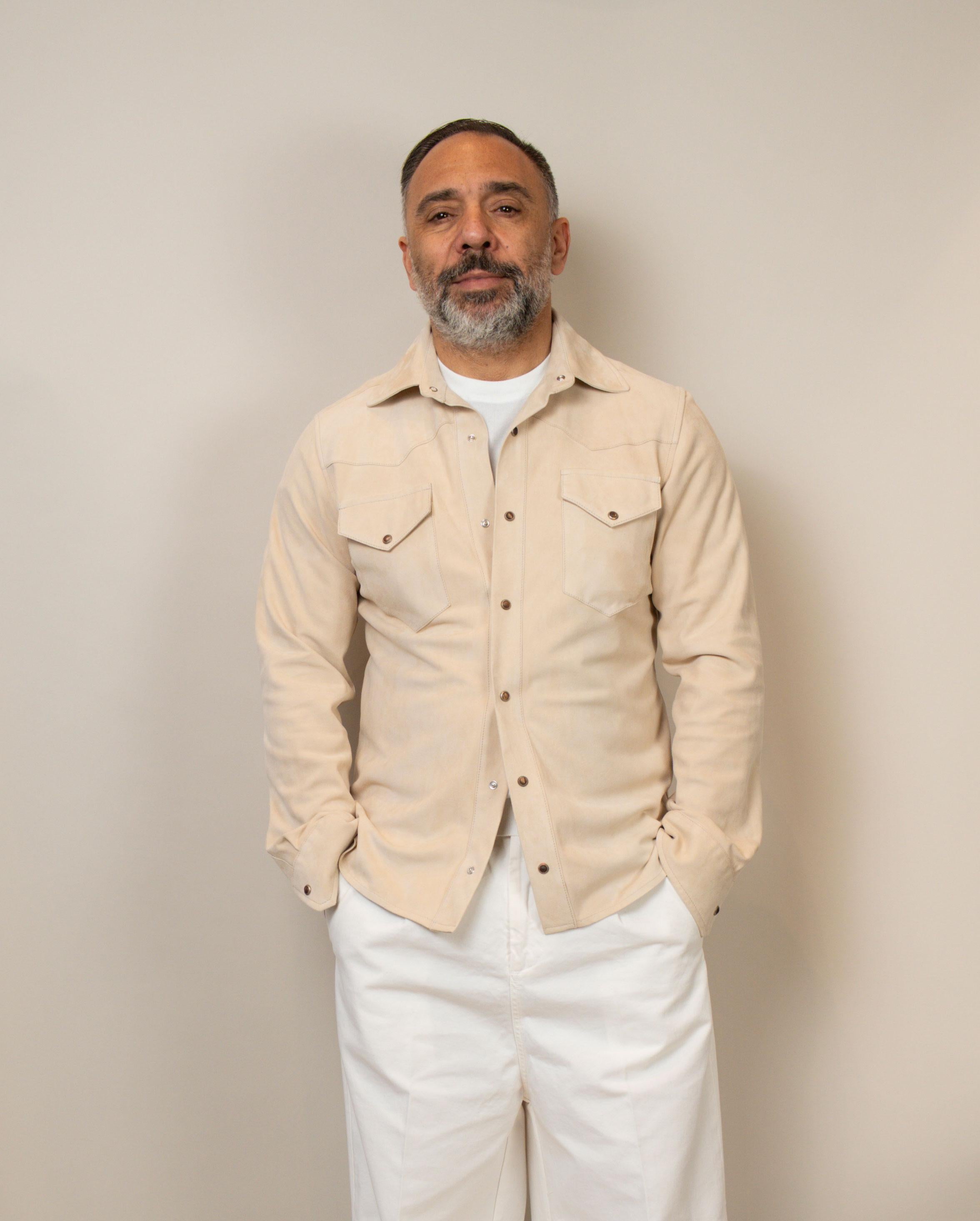 Overshirt Kired uomo Toto 835101 avorio TOTO 935100 3000 KIRED 