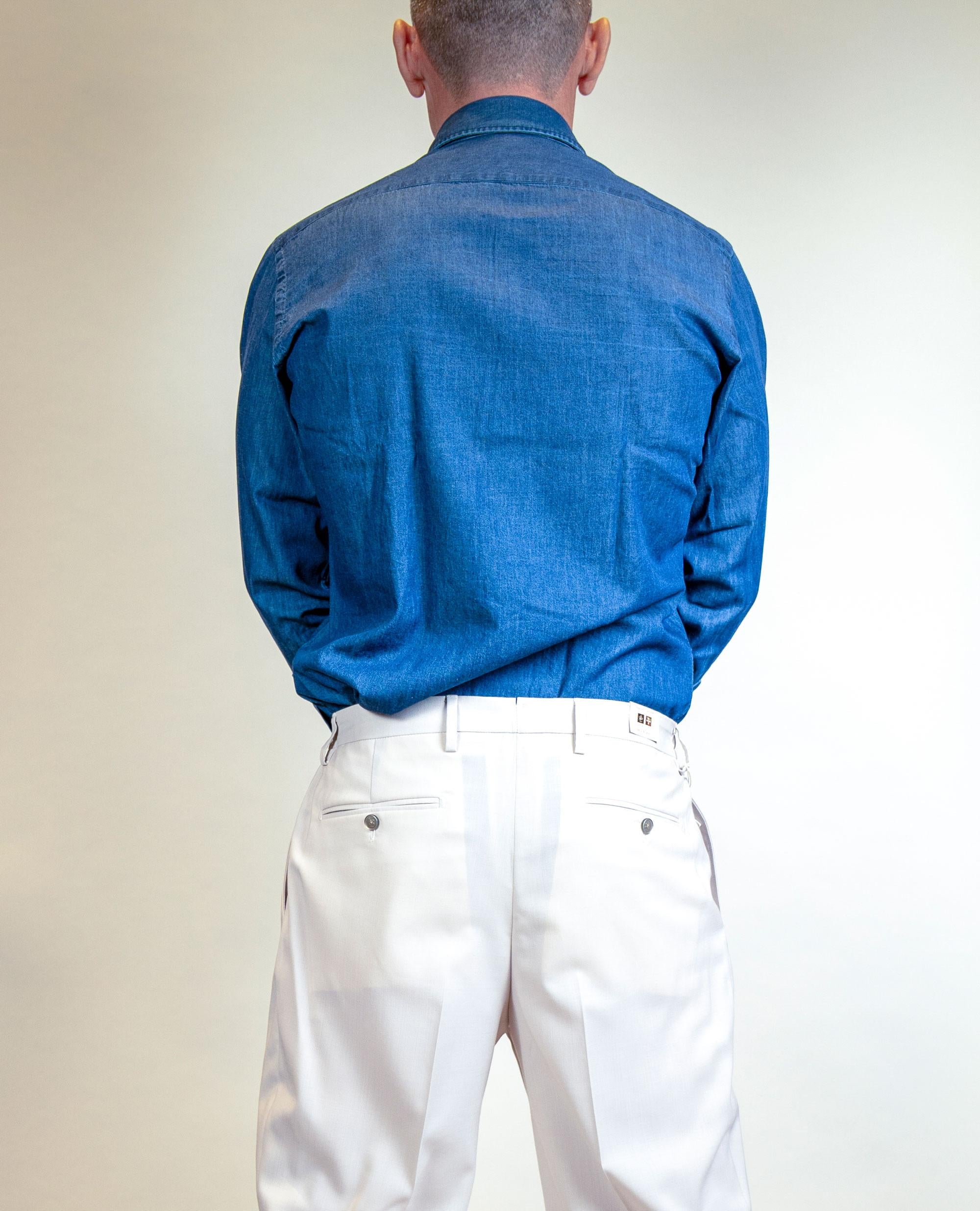 Camicia GIANGI uomo 5700 Denim 5700 1 S GIANGI 