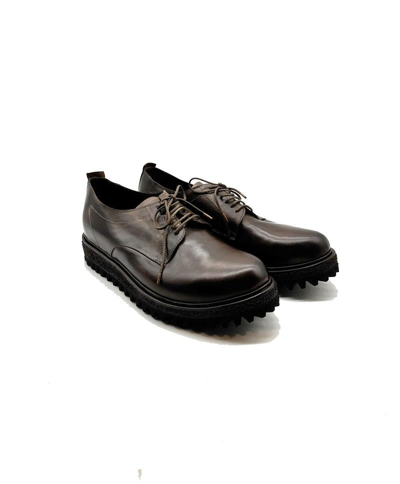 Derby uomo Shoto 2472 fango<BR/> 2472 DENT.F SHOTO 