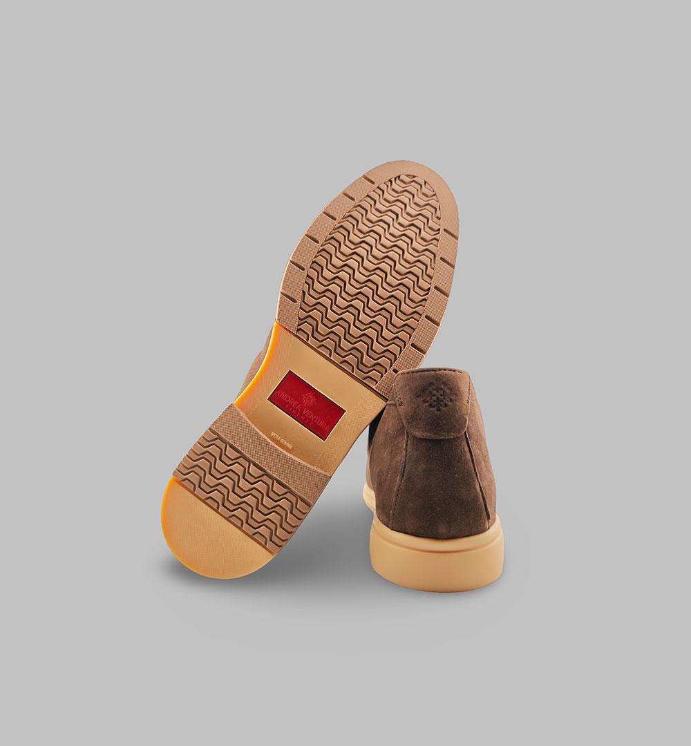 Polacchini ANDREA VENTURA uomo ZENIT80 Caffè ZENIT80 SLIP ON CAFFE ANDREA VENTURA 