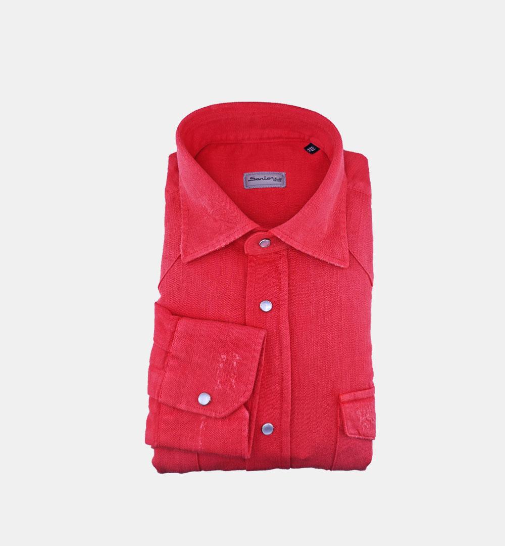 Camicia Sartorio uomo Texas rossa TEXAS 445917002 SARTORIO 