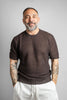 Maglia KANGRA uomo GIROCOLLO 3100 21 Marrone