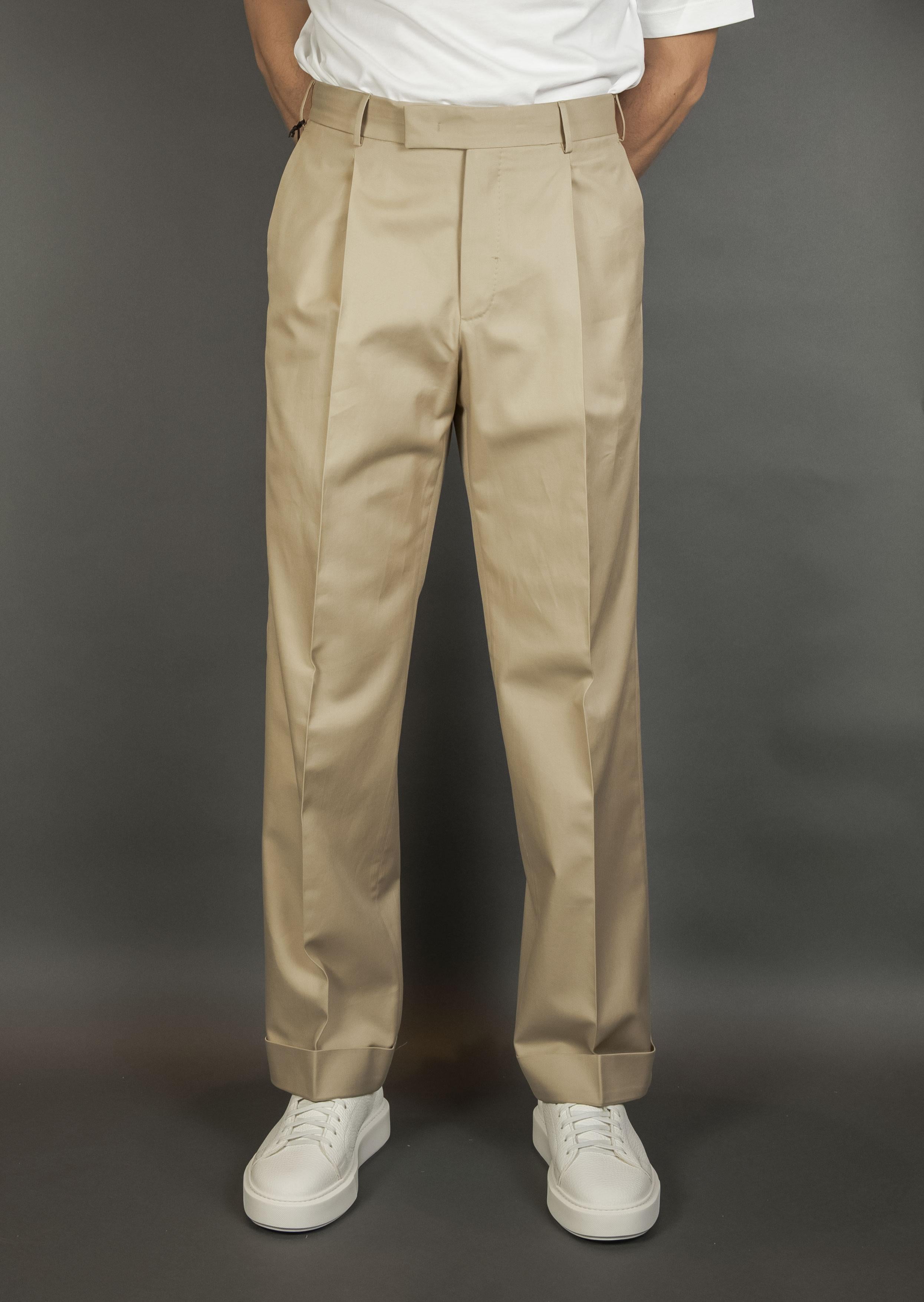 Pantalone PT Torino uomo ASX5ZA0FWD beige<BR/> ASX5ZA0FWD BP75 050 BEIGE PT TORINO 