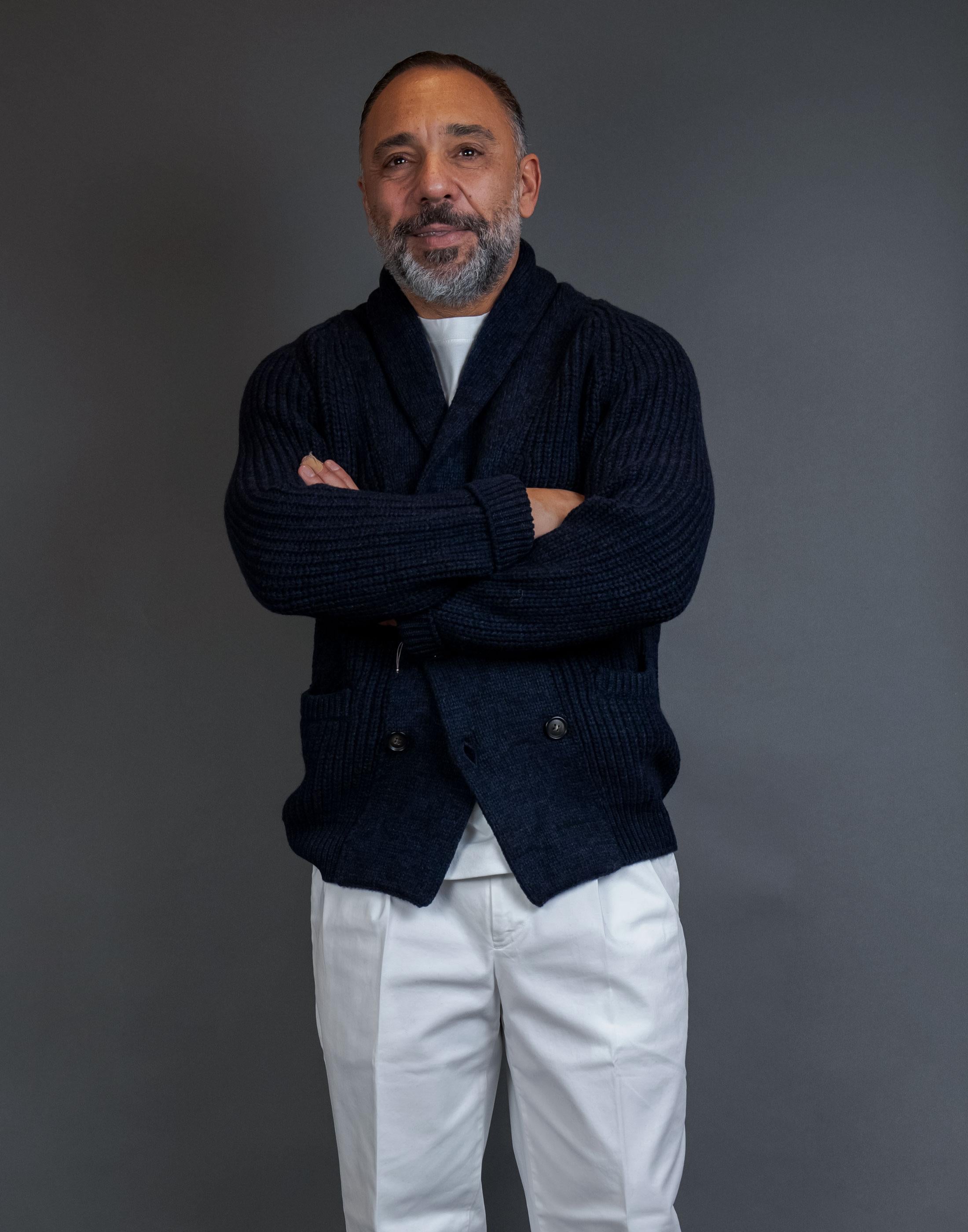 Cardigan Settefili Cashmere uomo CPE5CADP M blu CPE5CADP M BLU SETTEFILI CASHMERE 