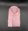 Camicia Giangi x Officine uomo SAHARA 9410 rosa lino