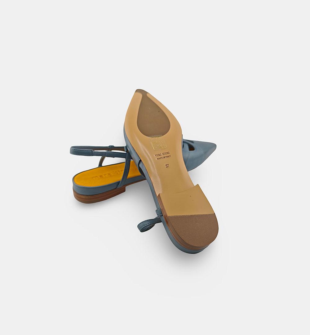 Ballerine Mara Bini donna Z519 Milena Fibbie ceruleo Z519 CHANEL.CE MARA BINI 