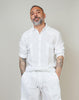 Camicia Inlinum uomo Marck baia bianca