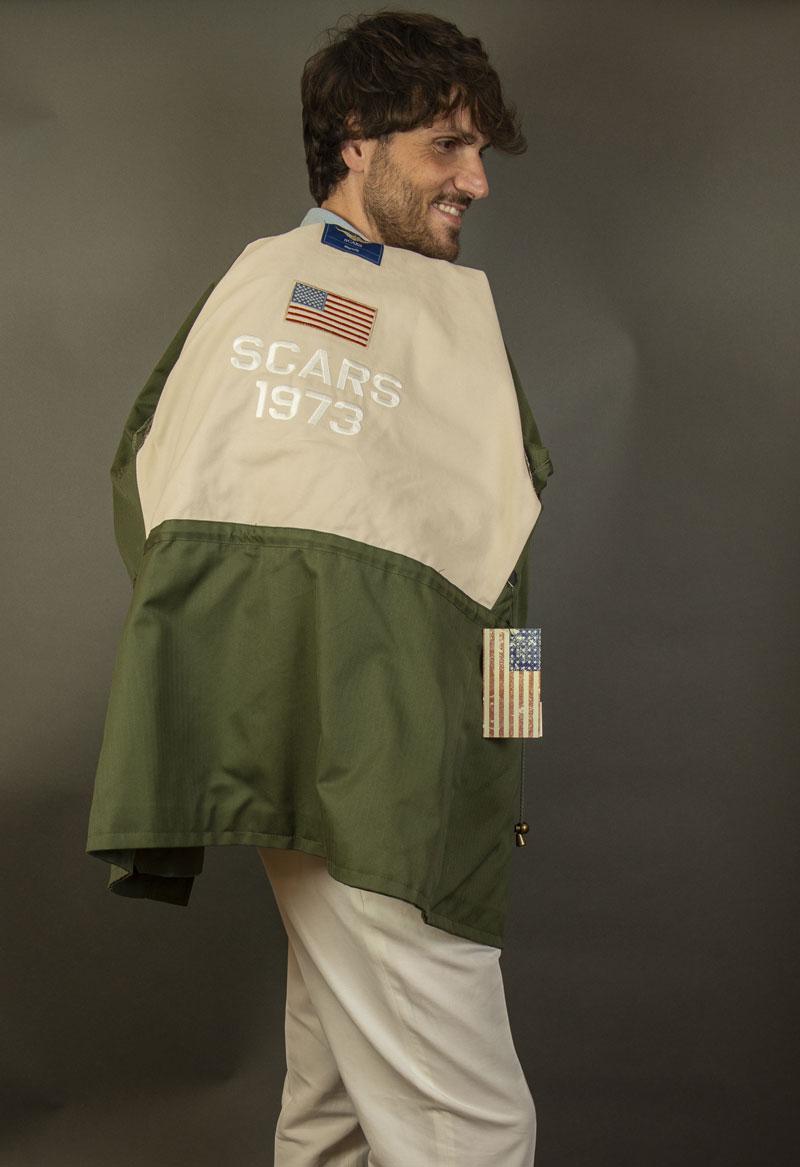 Giubbino Scars x Officine uomo Kennedy verde KENNEDY VERDE SCARS X OFFICINE 