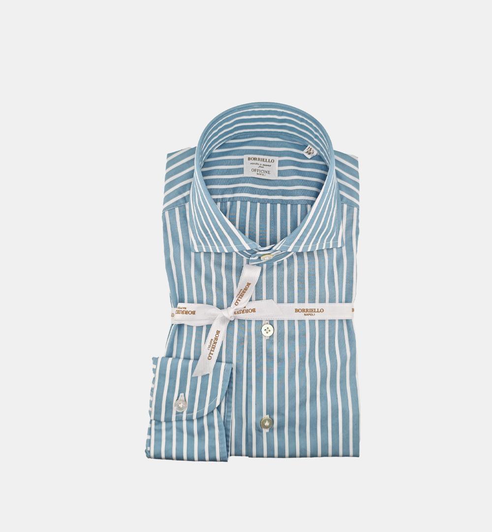 Camicia BORRIELLO uomo 22021 Verde 22021 4 BORRIELLO 