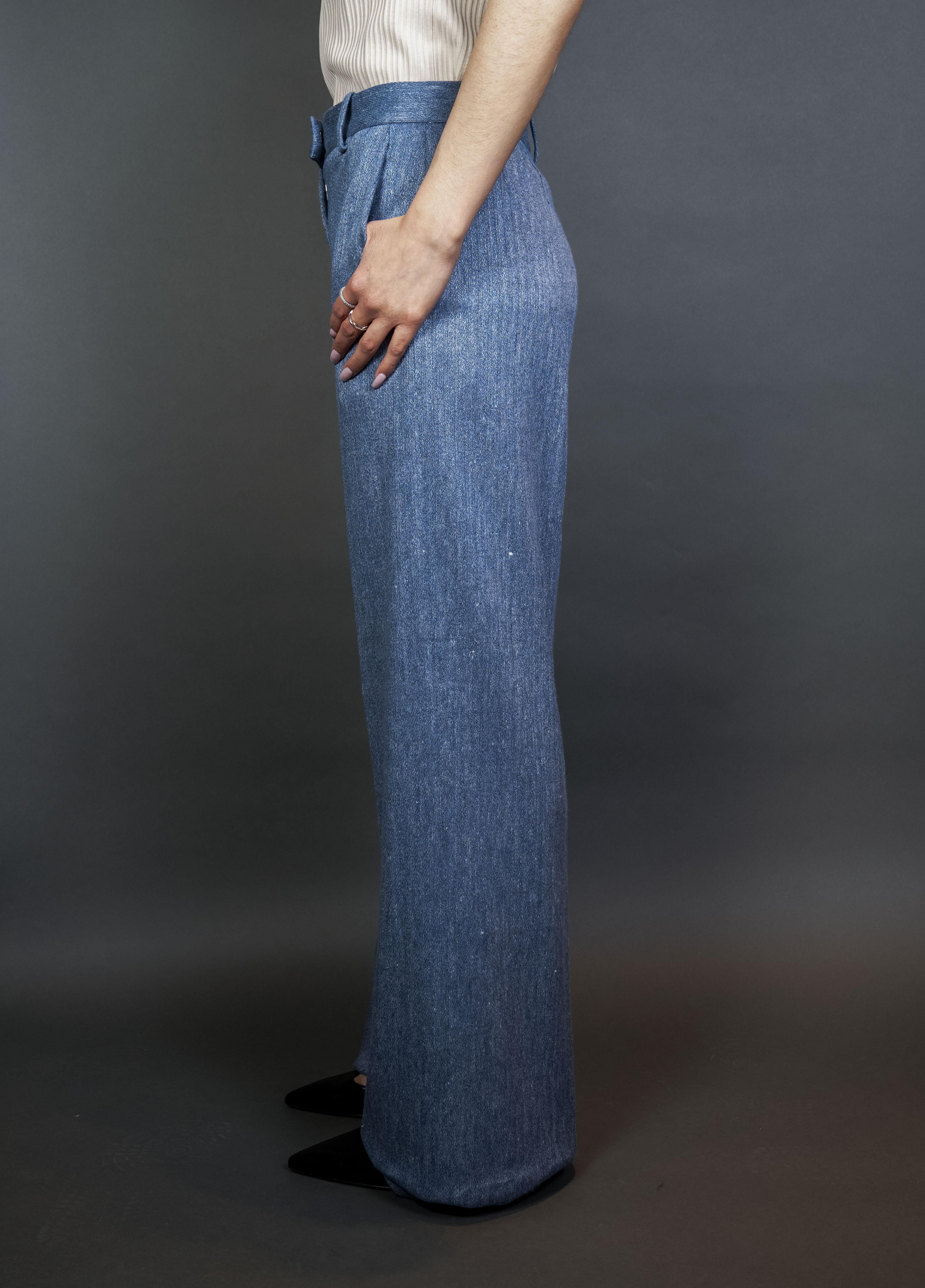 Pantalone Circolo Donna FD3540 blu FD3540 DARK ASH CIRCOLO 