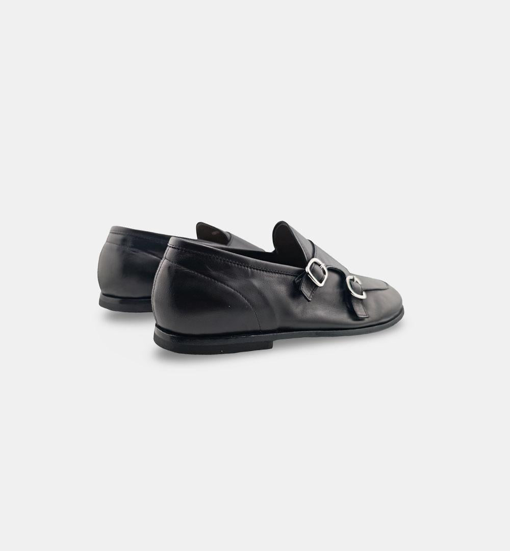 Doppia fibbia Green George uomo 1015 nere 1015 MANAUS GREEN GEORGE 