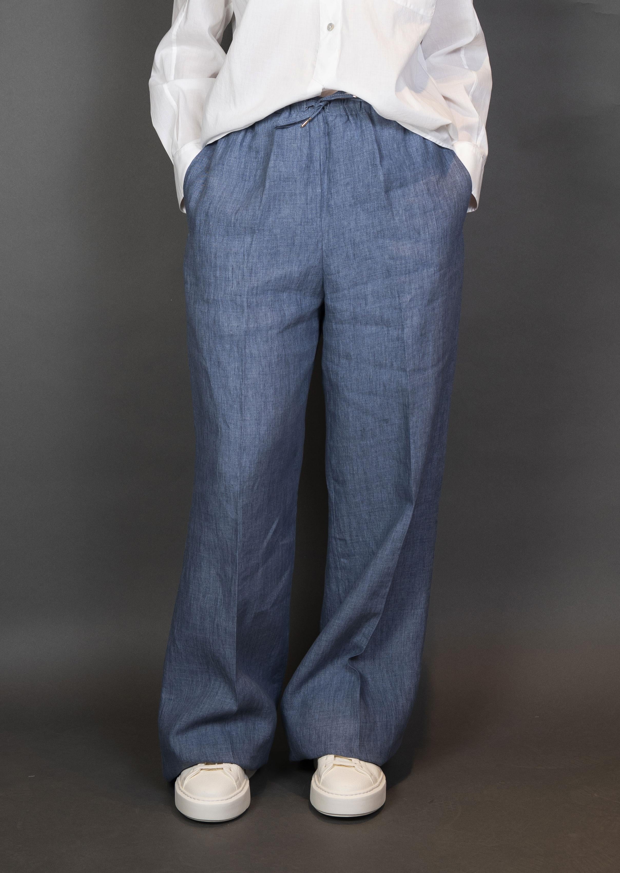 Pantalone Briglia donna Iris baltico IRISW 061 CULISSE BRIGLIA 