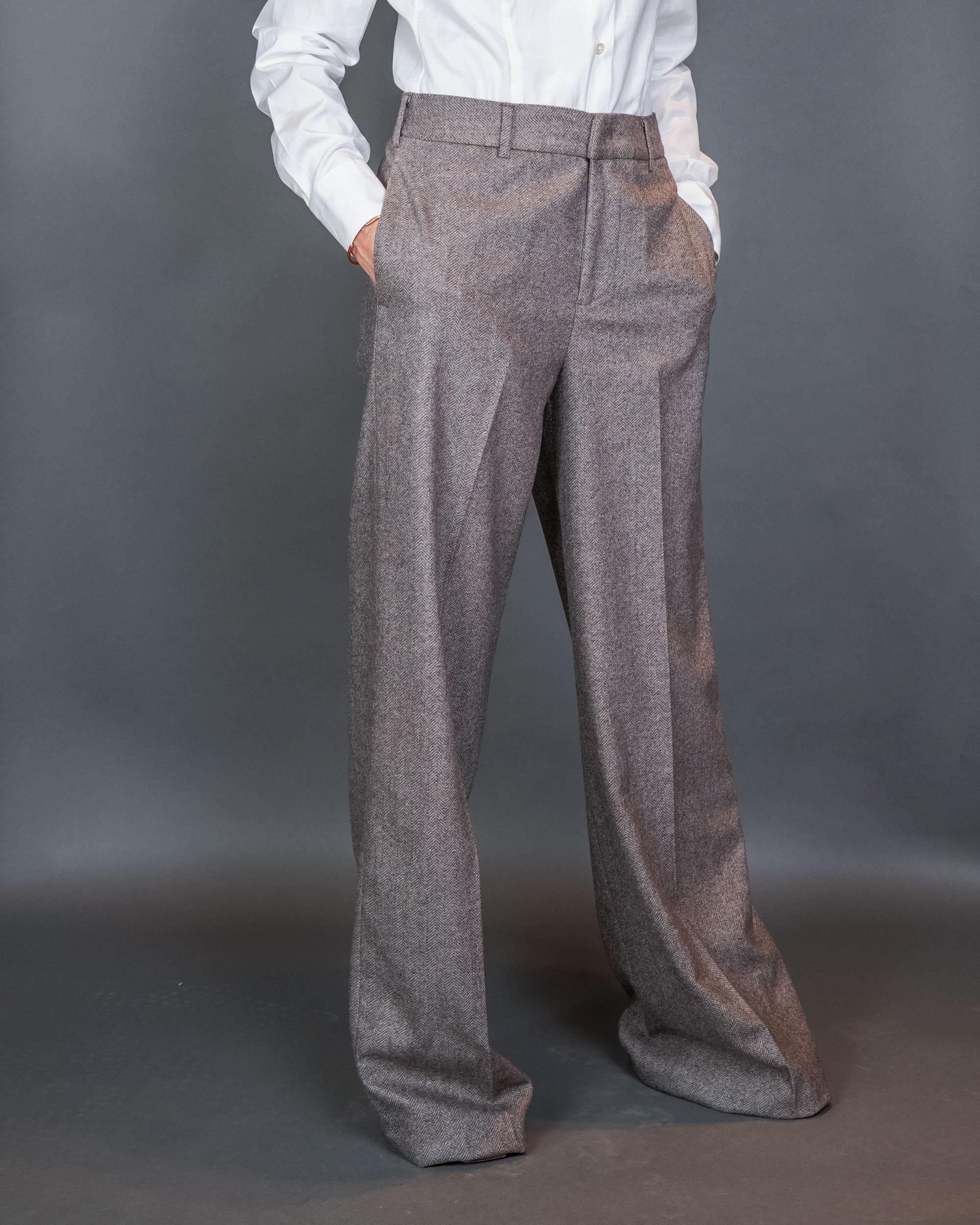 Pantalone PT TORINO donna LORENZA Marrone LORENZA TO02 0140 PT TORINO 