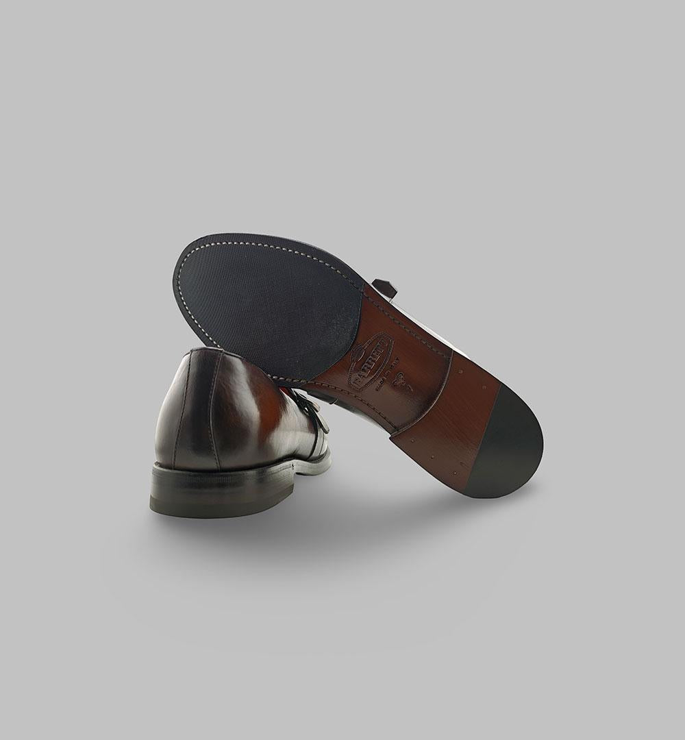 Mocassini Barrett uomo 241U045 34 cuoio 241U045.34 FRANGIA FIBBIA VIBRAM BARRETT 