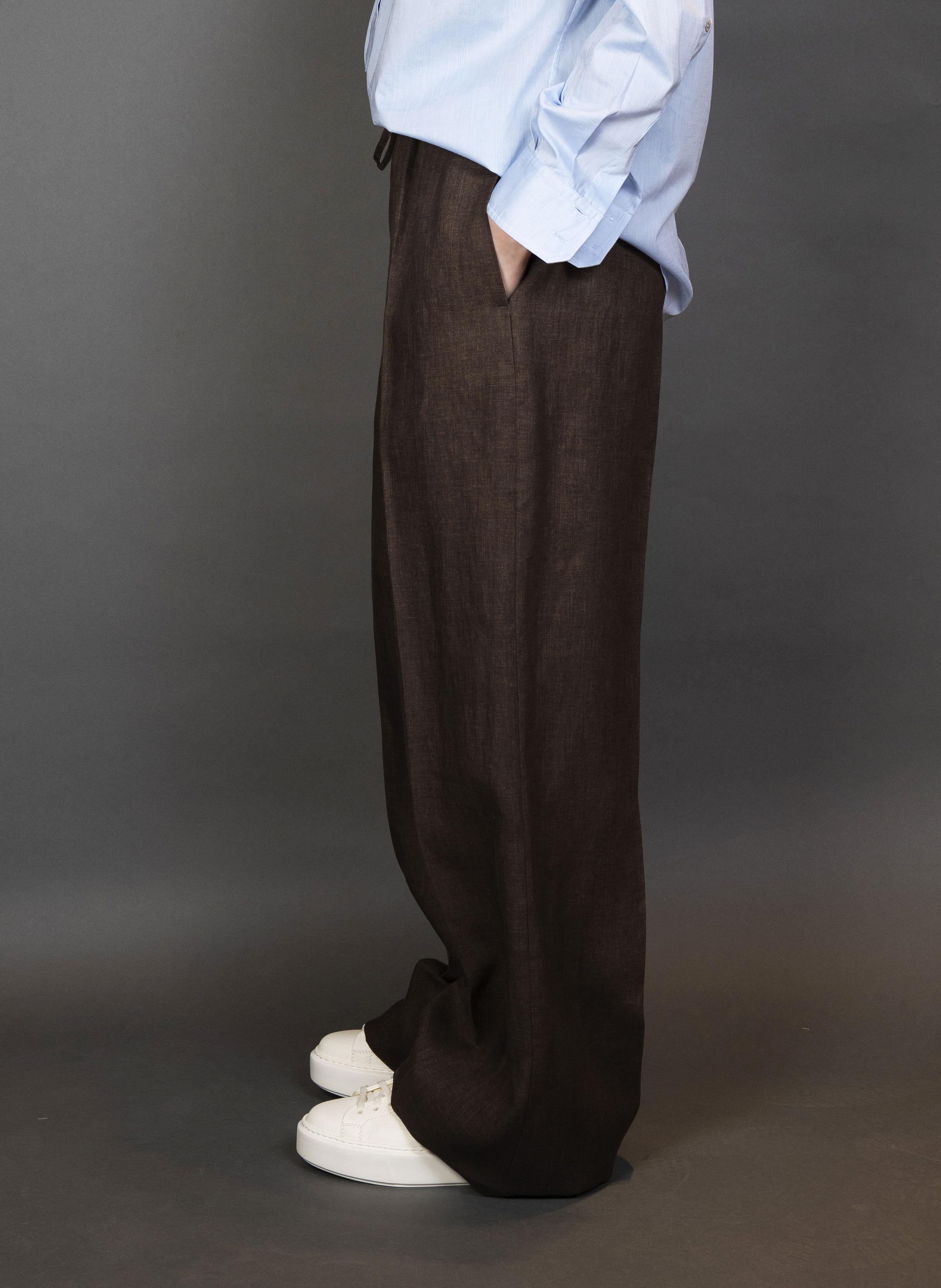 Pantalone Briglia donna Iris moro IRISW 056 CULISSE BRIGLIA 