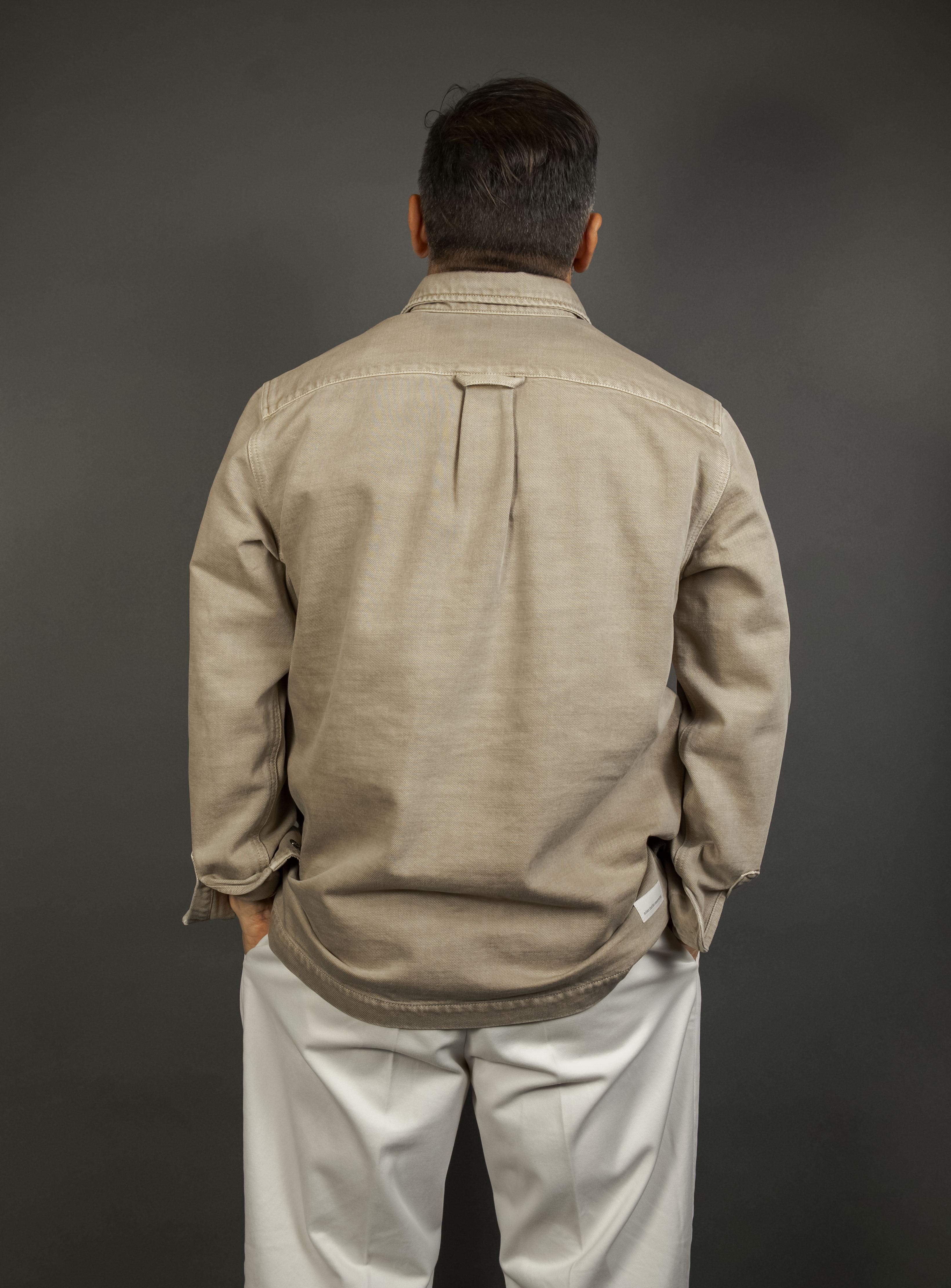 Overshirt Nine in the morning uomo 9SS25 JON20 JONAS sabbia 9SS25 JON20 JONAS H48 SABBIA NINE INTHE MORNING 