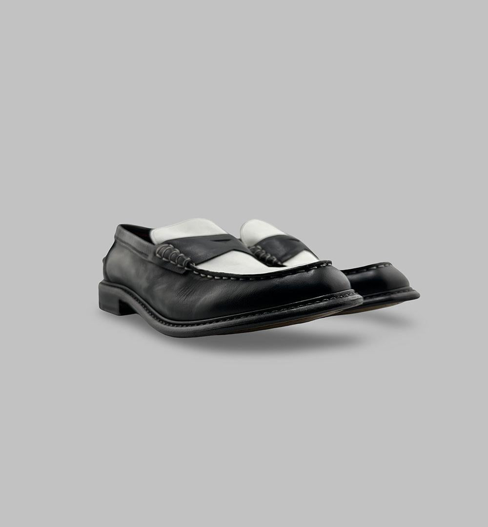 Mocassino Claudio Marini uomo 897 bicolor 897 PENNY.BICOLOR.N CLAUDIO MARINI 