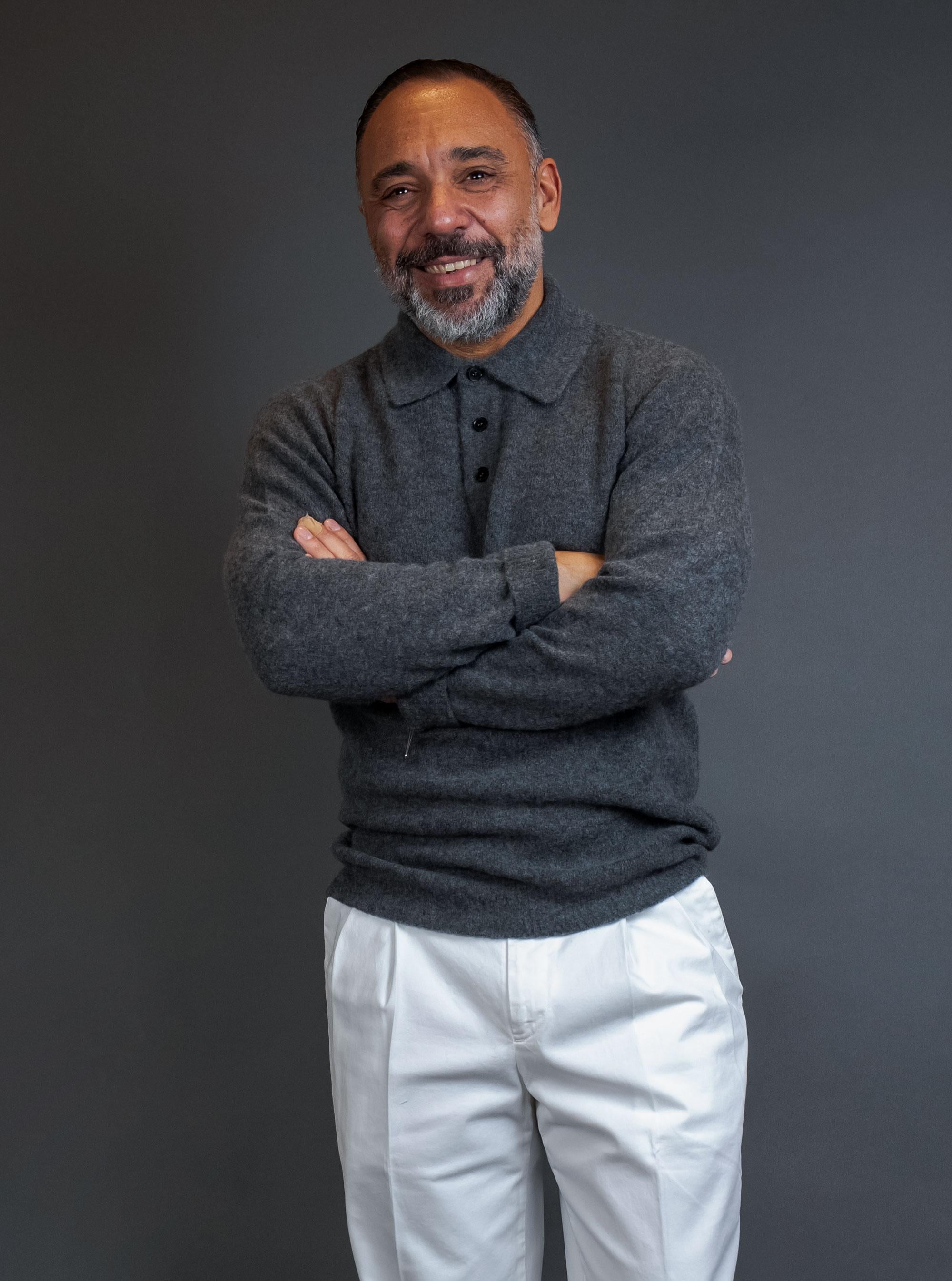 Maglione ROBERTO COLLINA uomo 32004 Antracite 32004 3221 ROBERTO COLLINA 