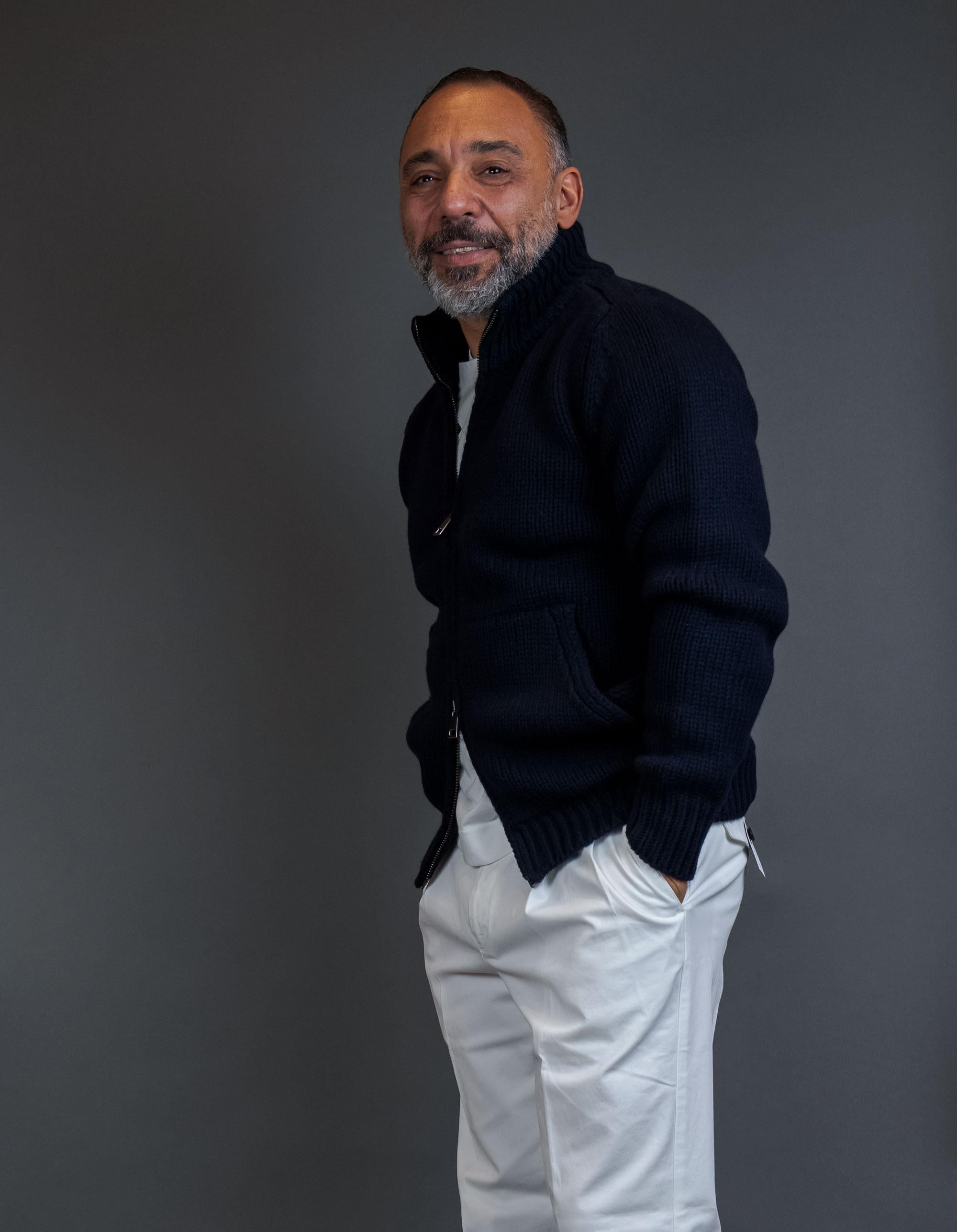 Cardigan OFFICINE uomo SASA Blu SASA 300 BLU OFFICINE 