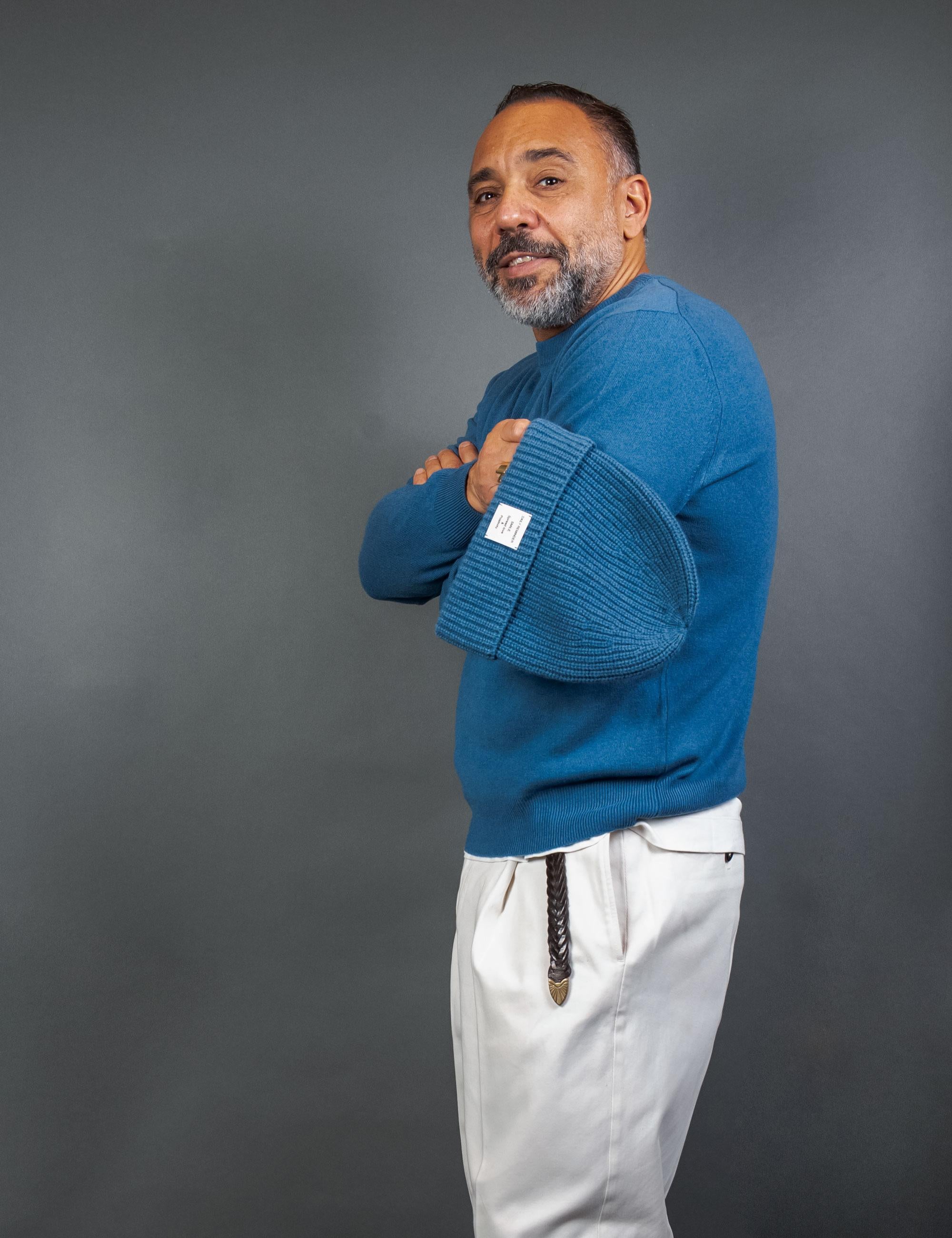 Maglione DANIELE FIESOLI uomo 3360 Indigofero 3360 06 INDIGOFERO DANIELE FIESOLI 