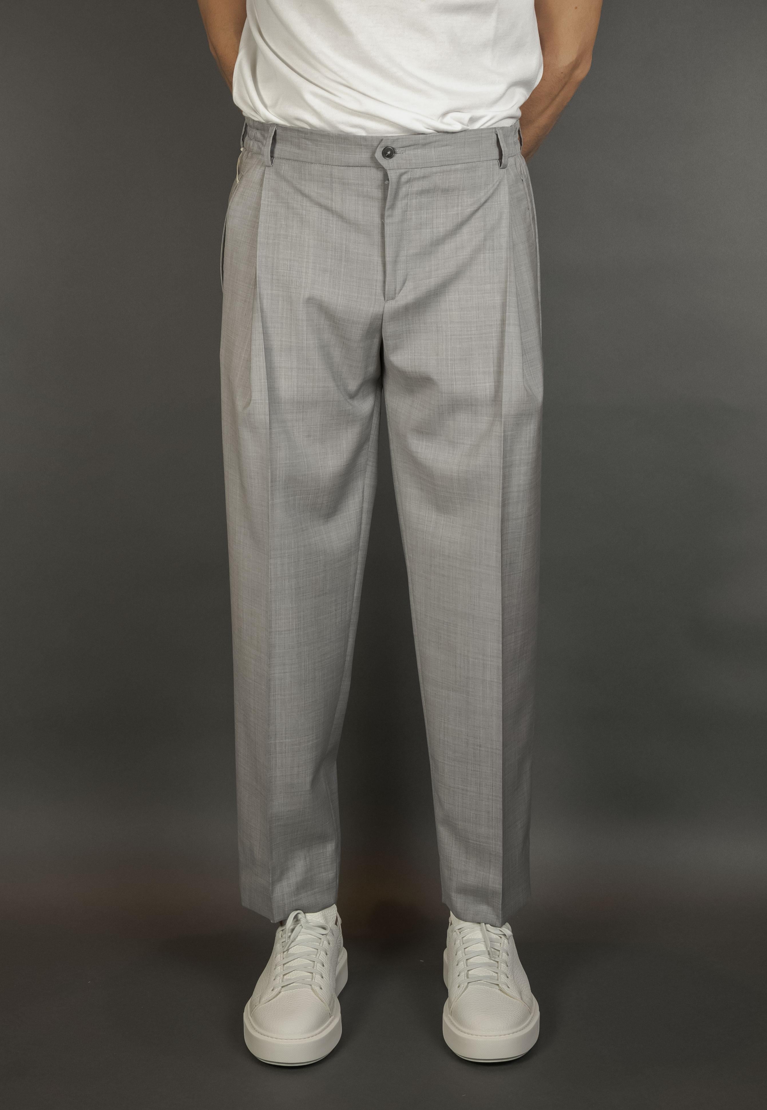 Pantalone Briglia uomo MANHATTANS acciaio MANHATTANS 325108 040 ACCIAIO BRIGLIA 
