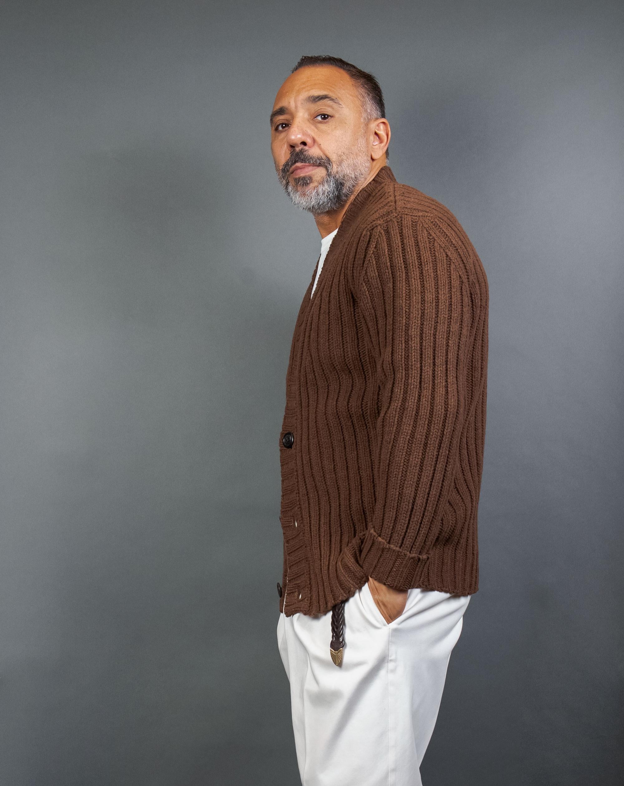 Cardigan CIRCOLO uomo 5165 Marrone 5165 1155 CIOCCOLATO CIRCOLO 