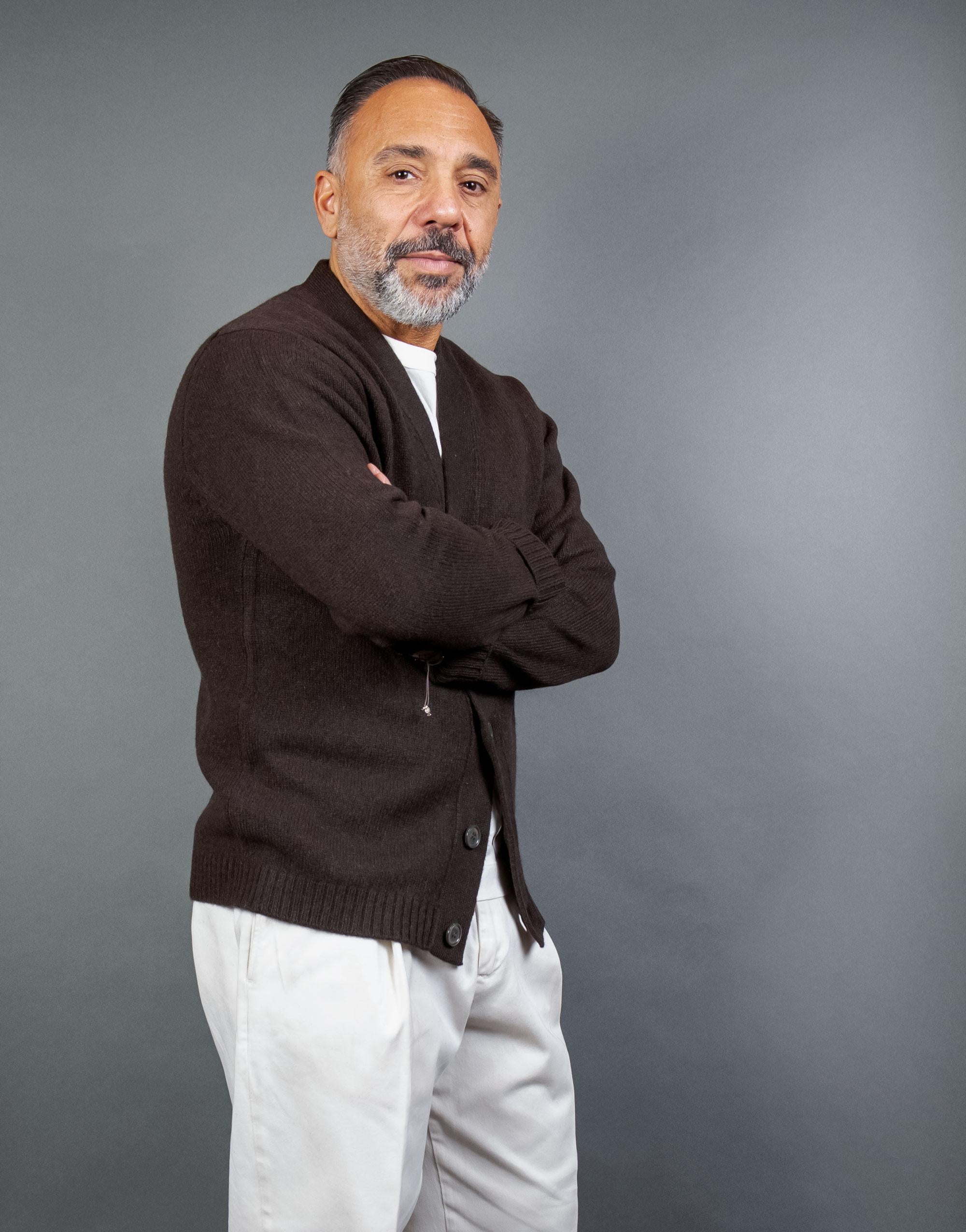 Cardigan DANIELE FIESOLI uomo 3017 Moro 3017 033 MORO DANIELE FIESOLI 