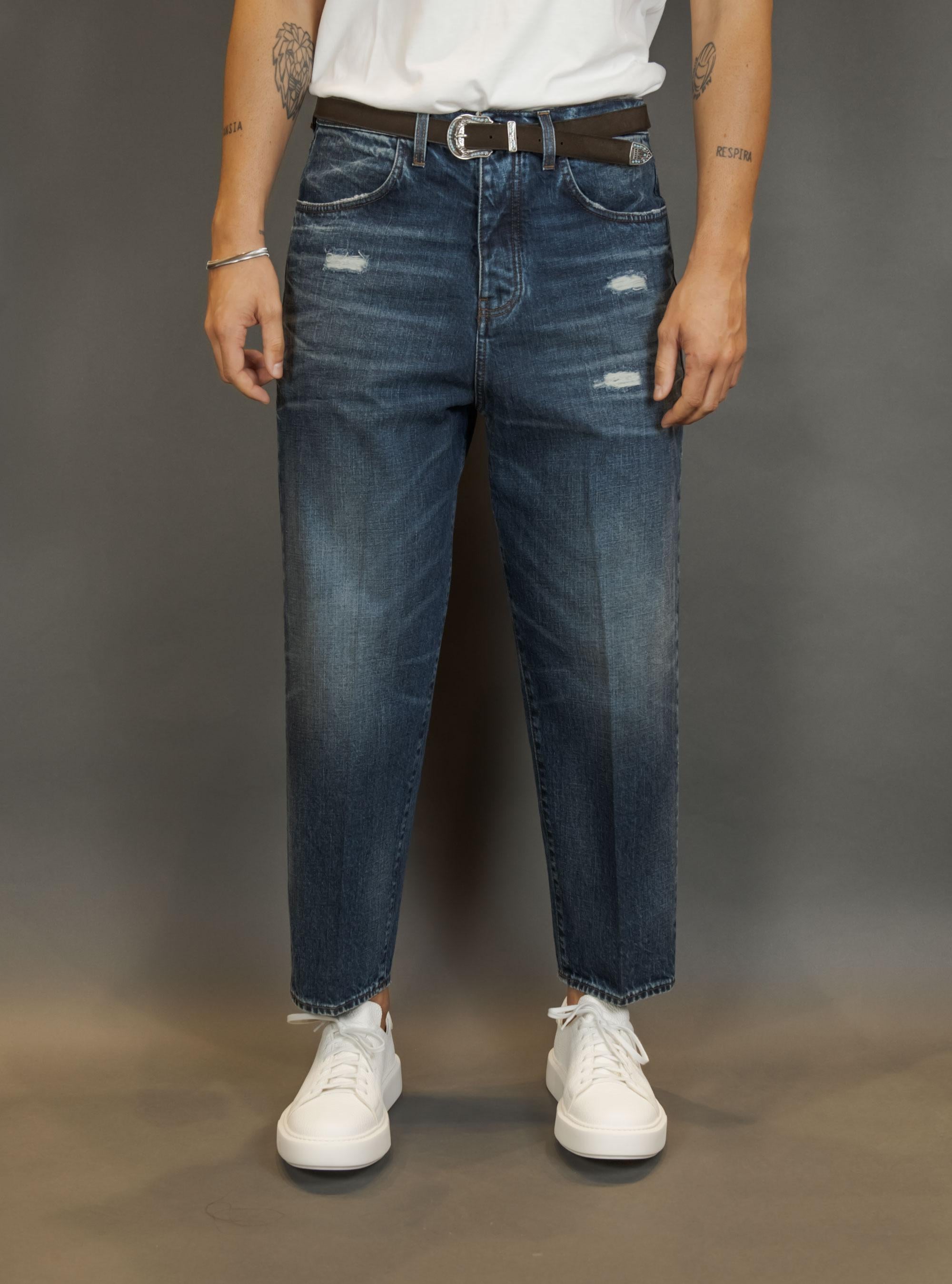 Jeans BONHEUR uomo OSAKA Blu OSAKA L 80 DENIM BONHEUR 