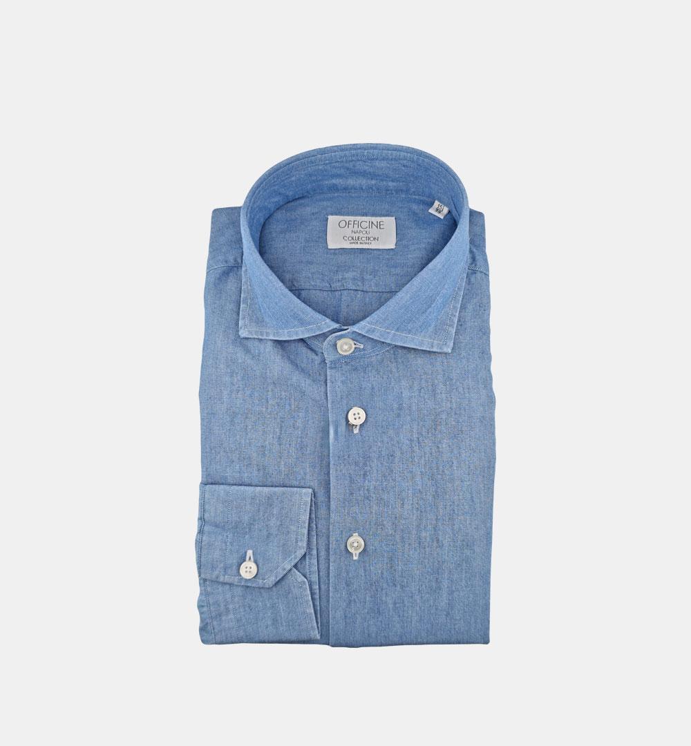 Camicia Officine uomo BO27 denim CAMICIA BO27 27 OFFICINE 