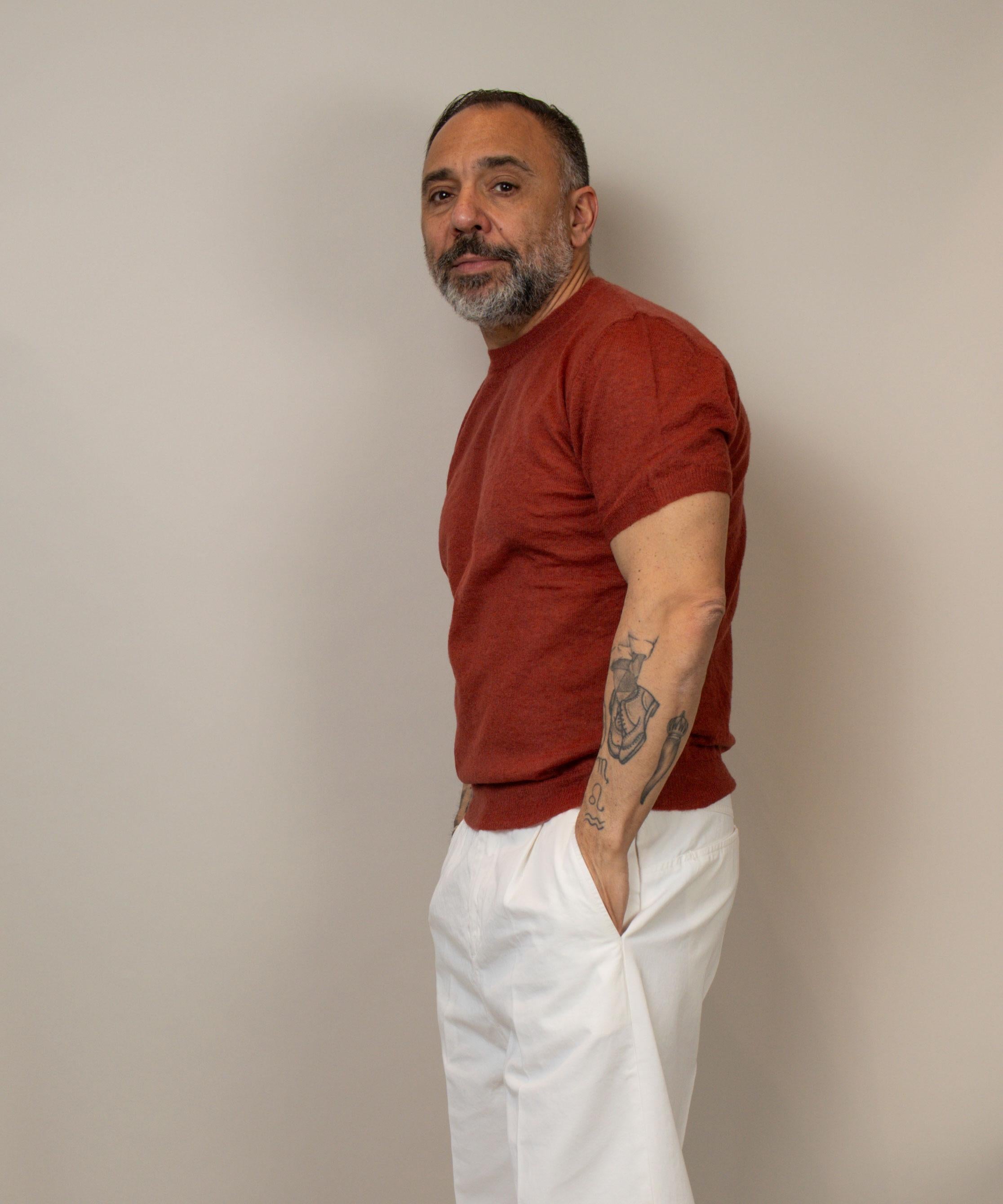 T-shirt Scaglione uomo 071 mattone T-SHIRT 071 780 SCAGLIONE 