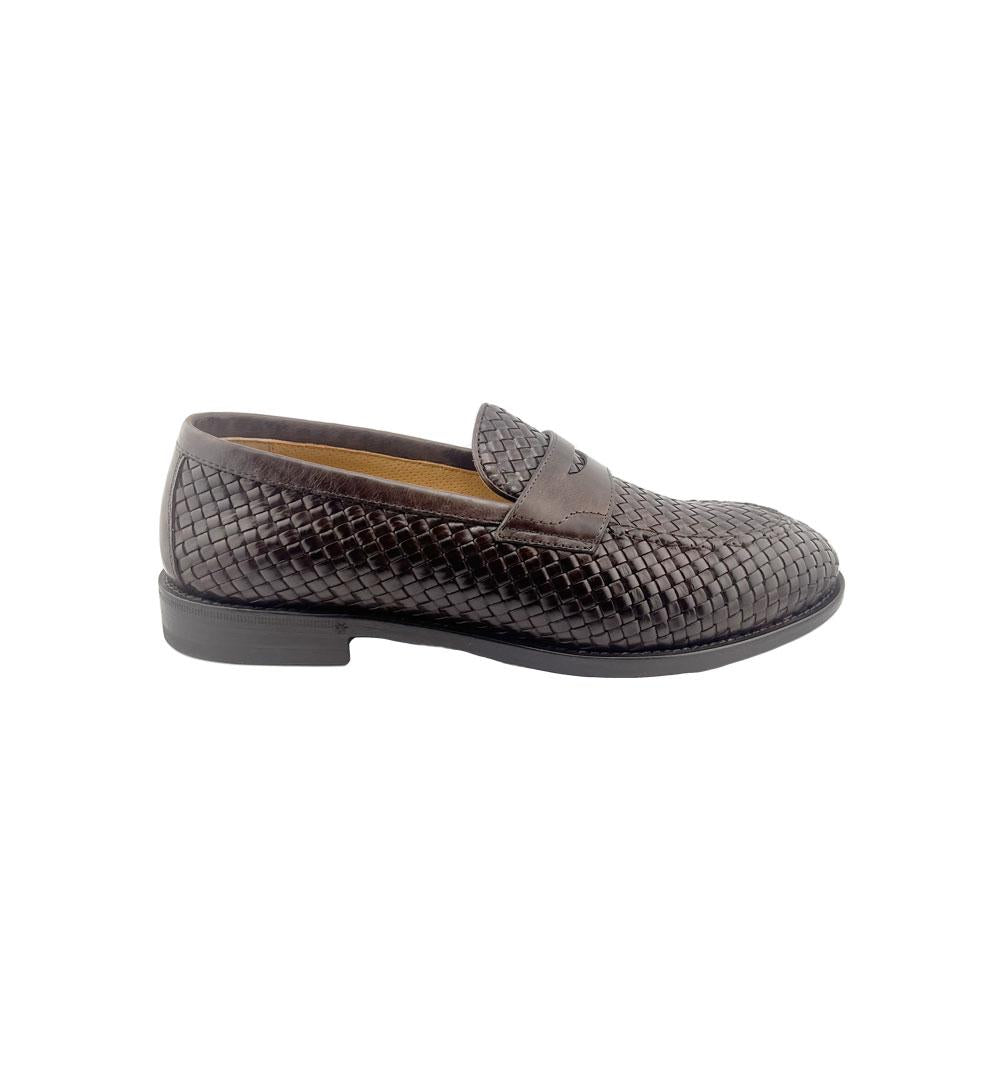 Mocassino Henderson uomo 74401 caffe<BR/> 74401.P.0 PENNY.INTR. HENDERSON 