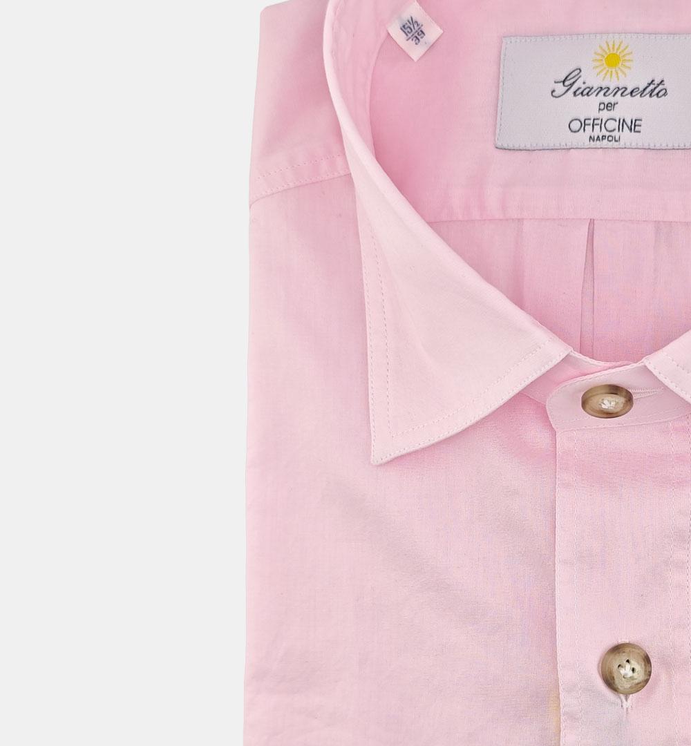 Camicia Giannetto Portofino uomo 61130 rosa CAMICIA 61130 2250 47 03 SANFORT X OFFICINE 