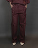 Pantalone Nine in the Morning Donna Blenda burgundy cotone