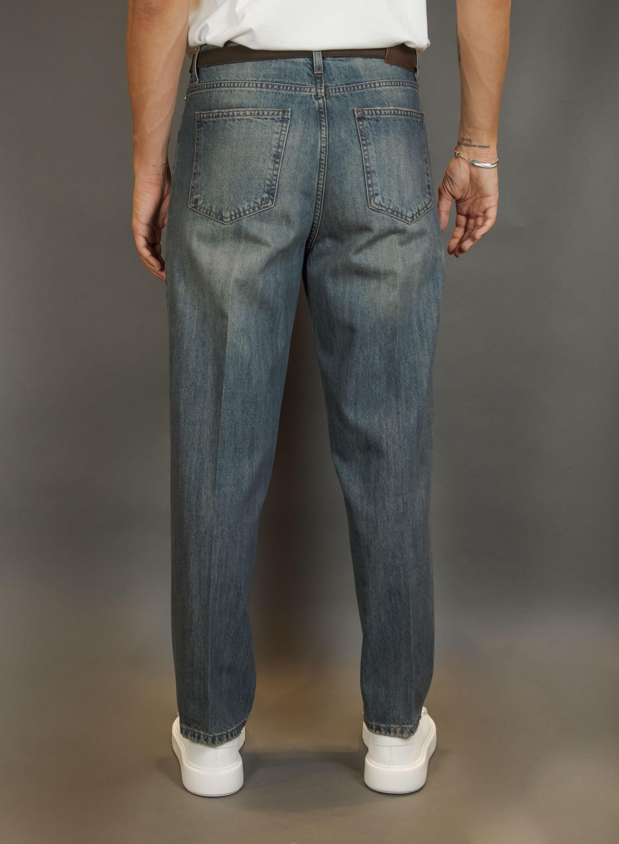 Jeans BONHEUR uomo OSAKA Blu OSAKA S L SAB DENIM BONHEUR 