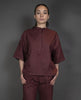 Blusa Nine in the Morning Donna Angela burgundy