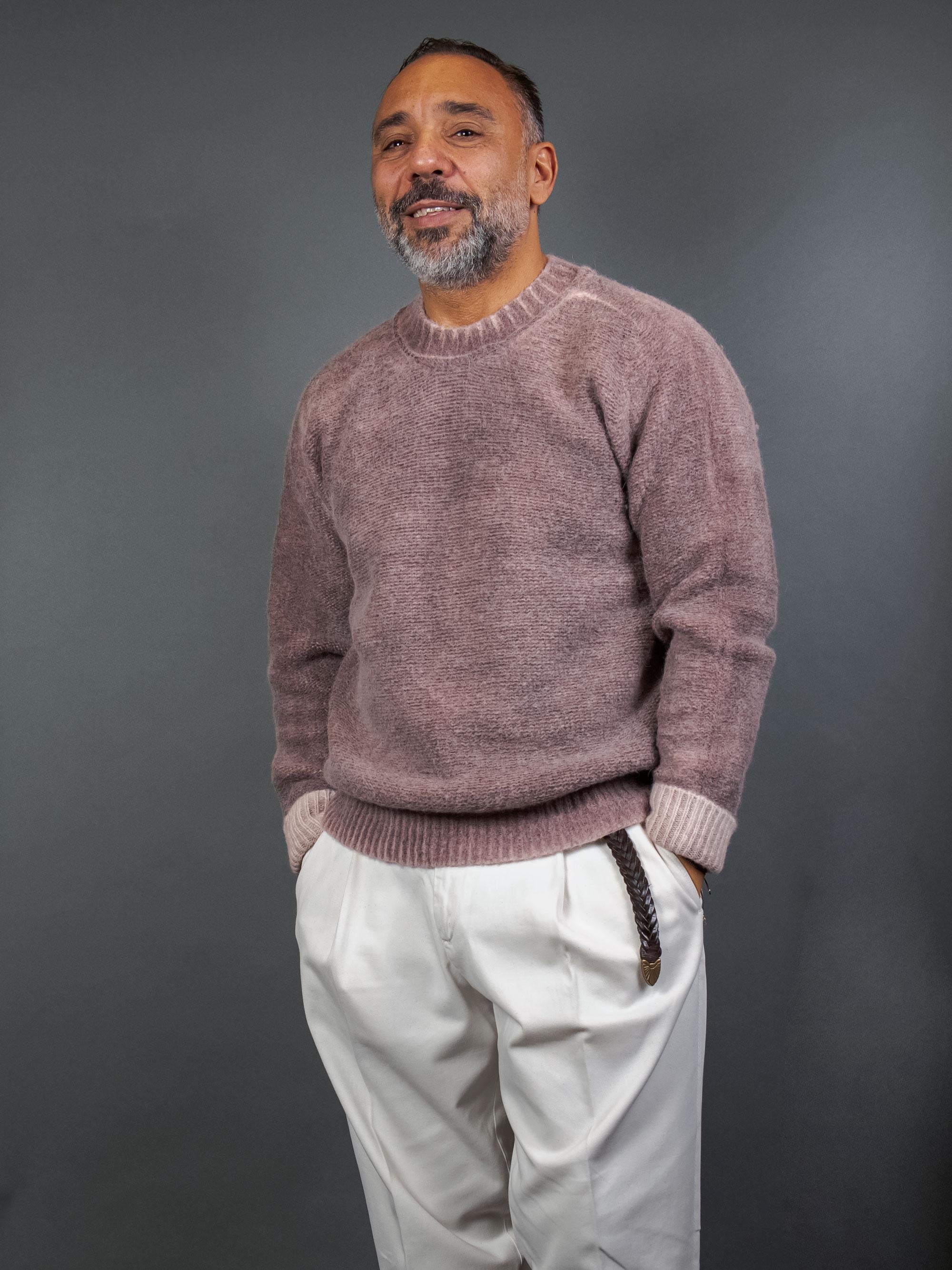 Maglione OFFICINE uomo 300 18 Rosa 300 18 268 SABLE OFFICINE 