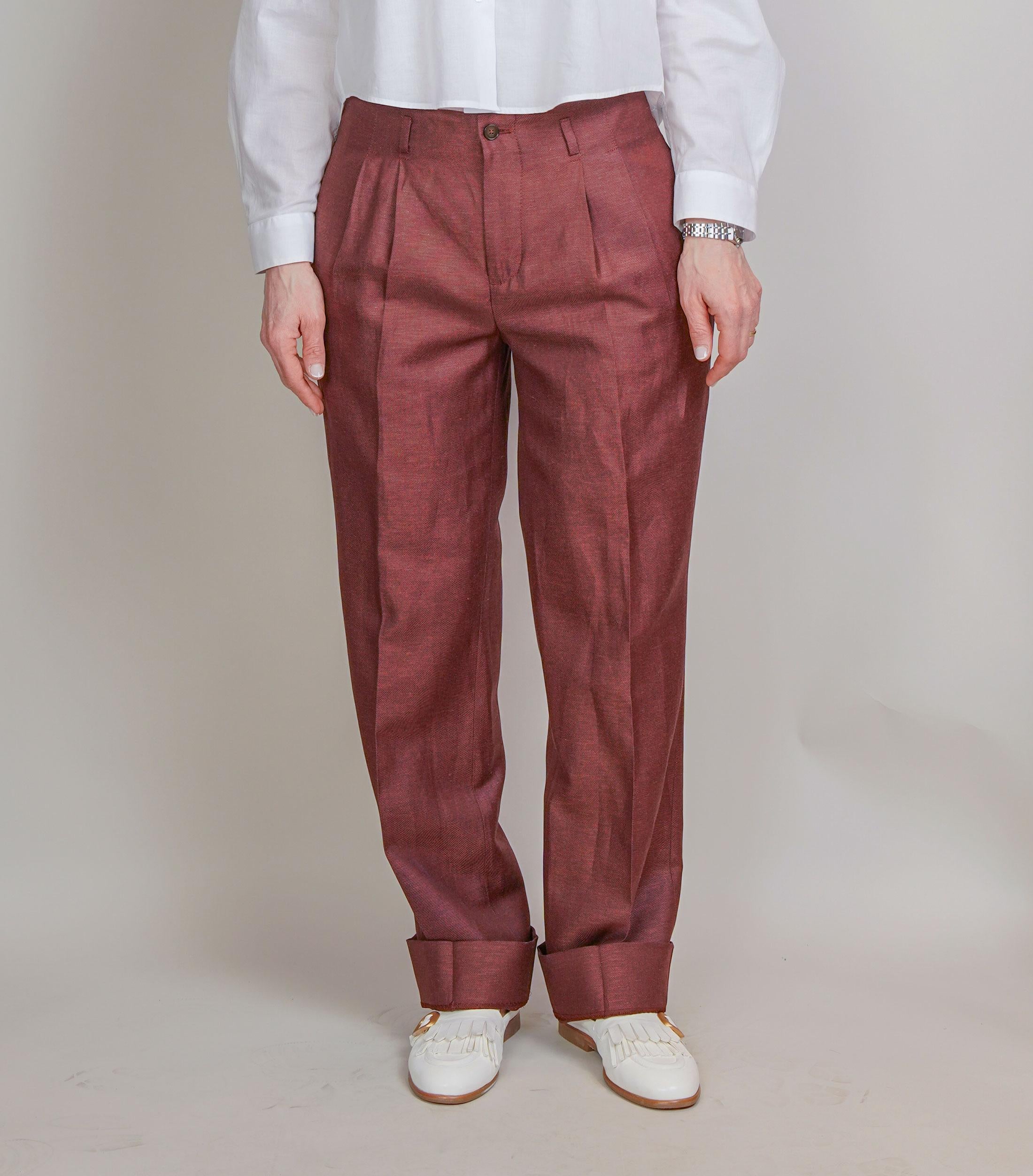 Pantalone Briglia donna Villenueve mattone VILLENEUVE 088 BRIGLIA 