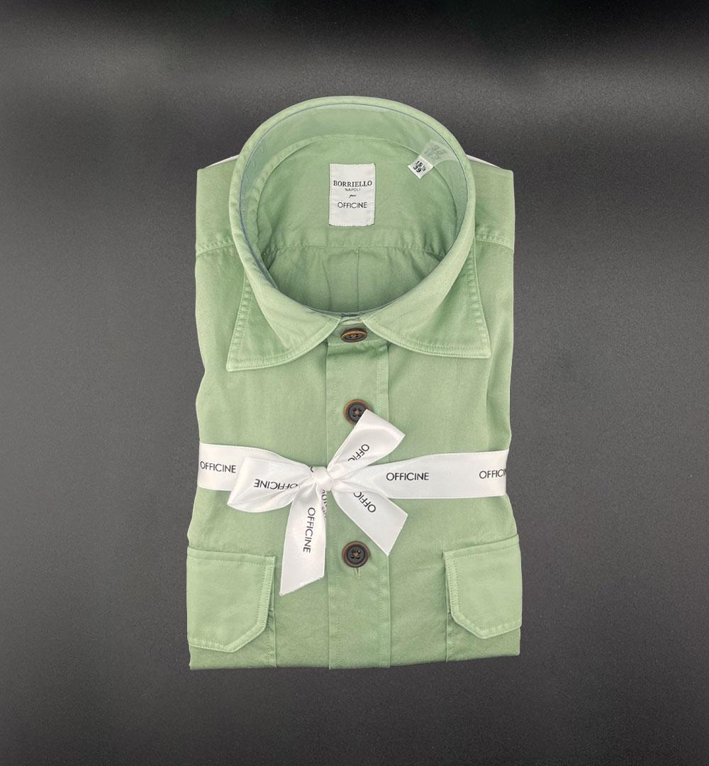 Camicia Borriello x Officine uomo 020028 mela 020028 17 MELA BORRIELLO 