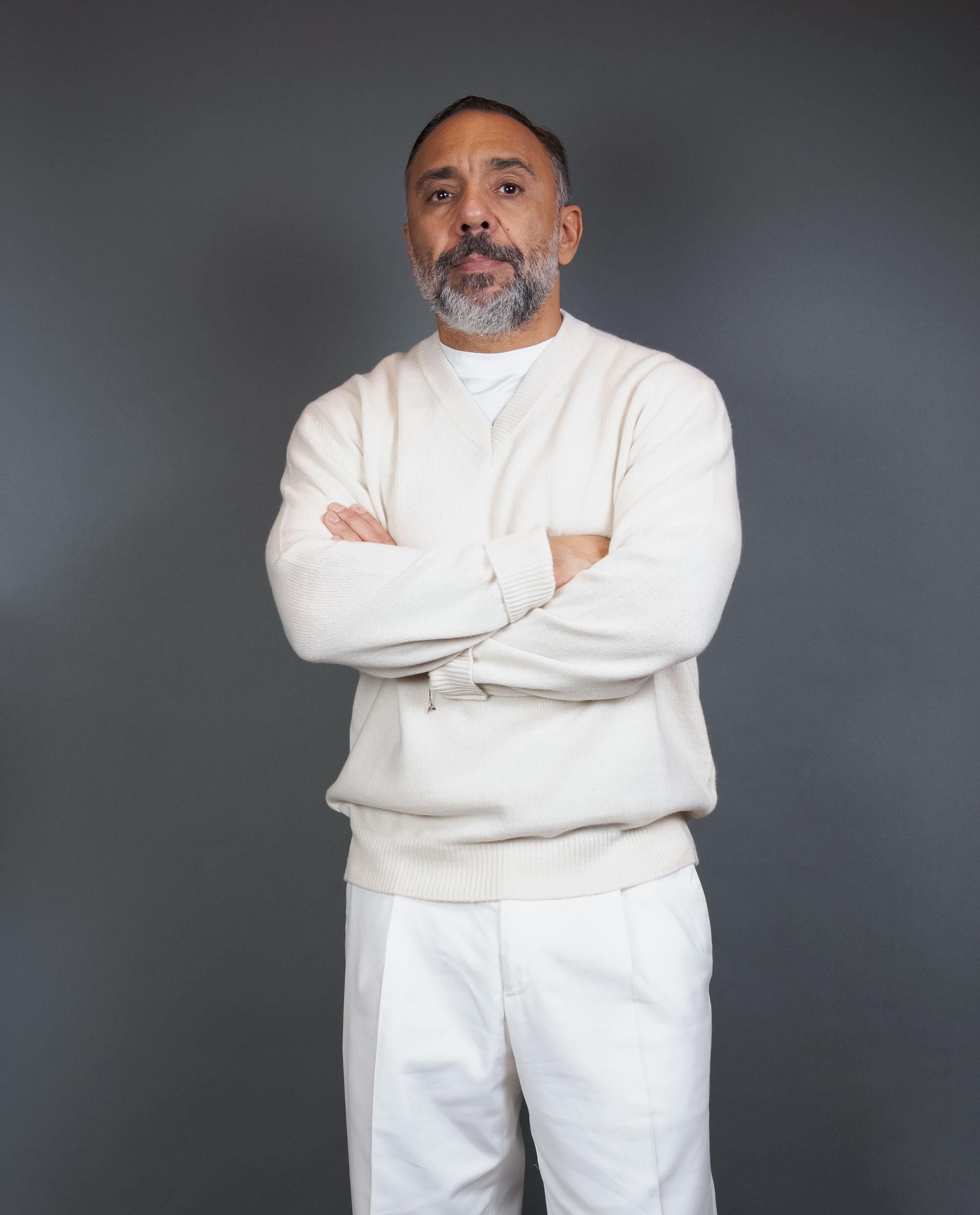 Maglione DANIELE FIESOLI uomo 3371 Bianco 3371 0100 NUVOLA DANIELE FIESOLI 